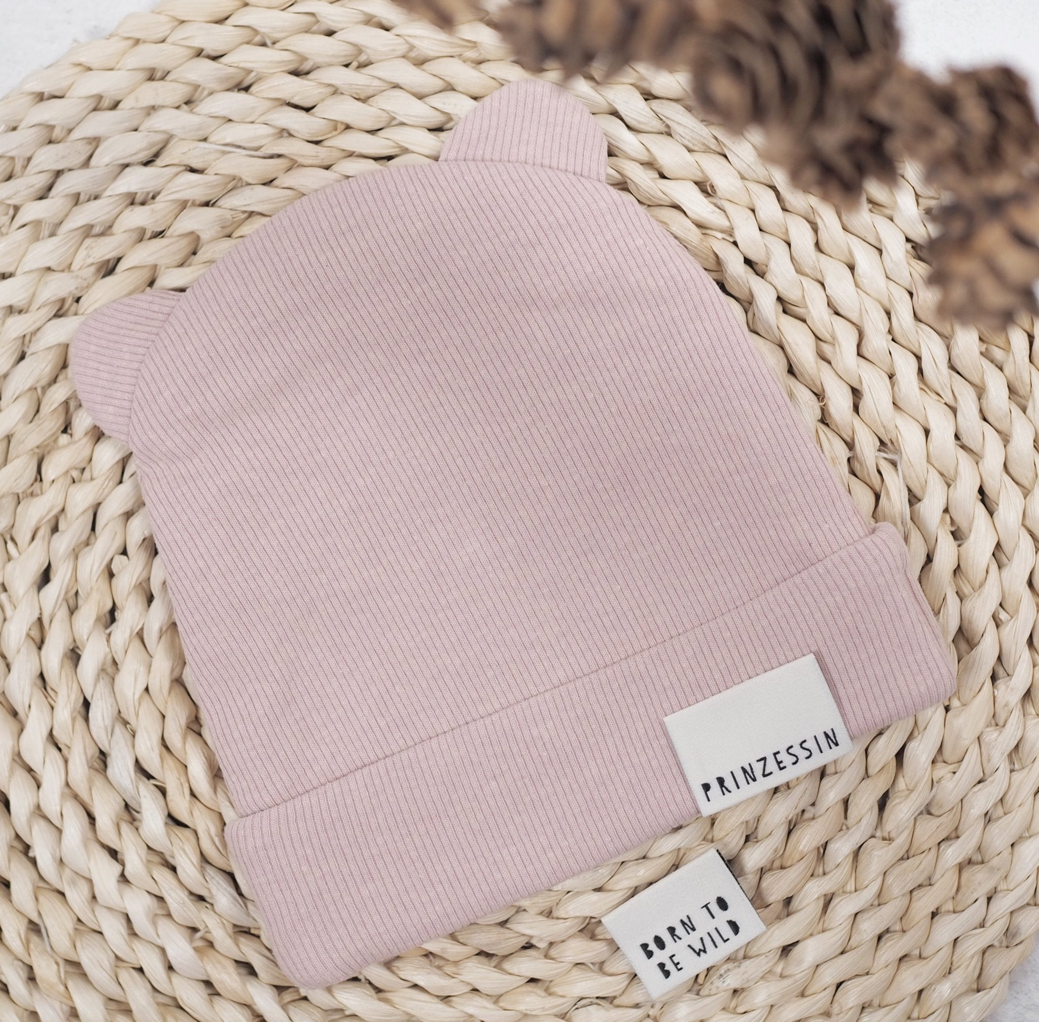 Klapp - Weblabel *prinzessin* weiß - Paul & Clara