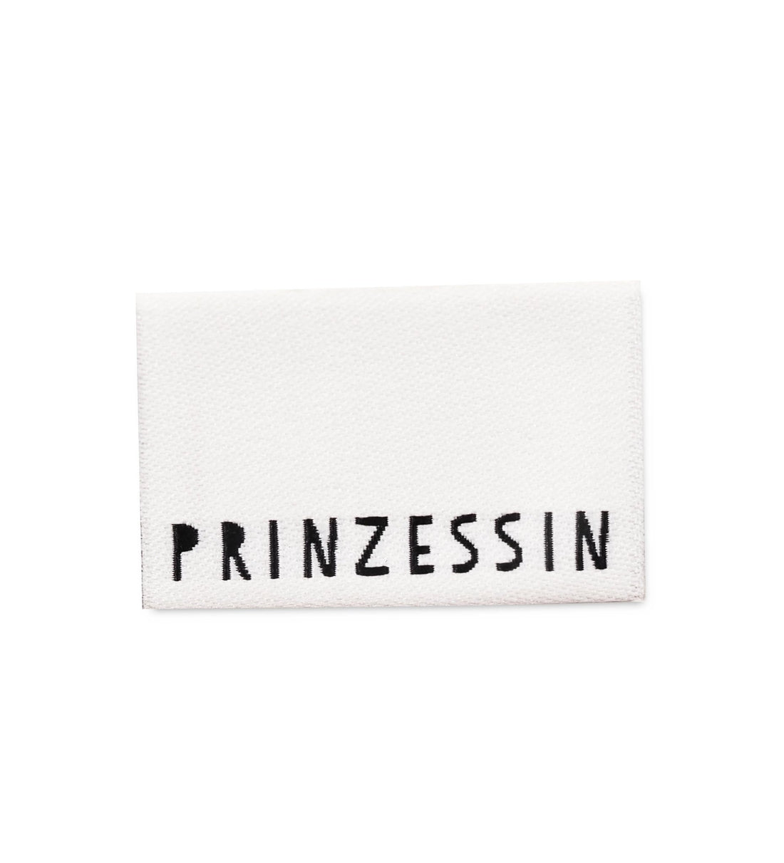 Klapp - Weblabel *prinzessin* weiß - Paul & Clara