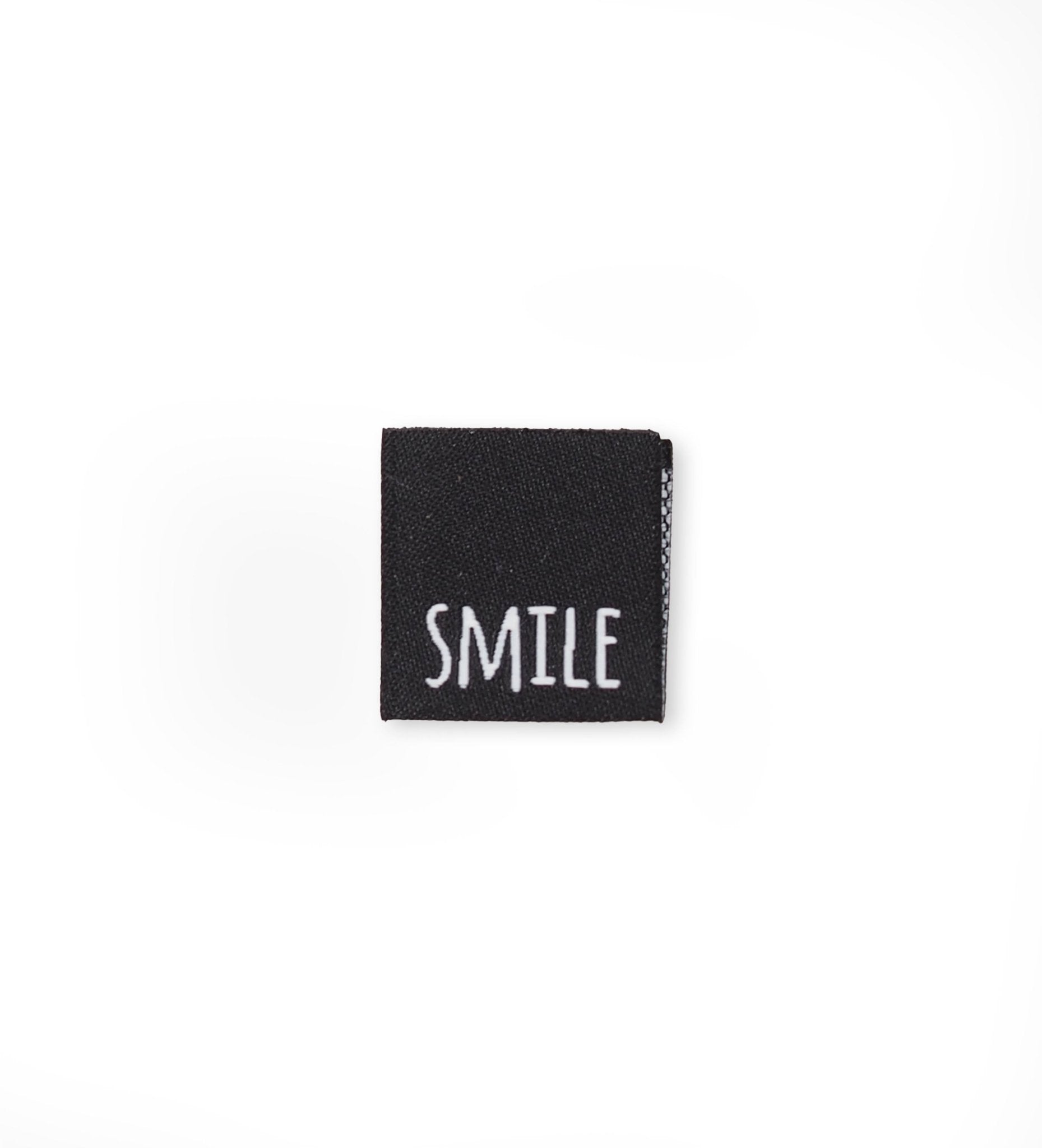 Klapp - Weblabel *smile* schwarz - Paul & Clara