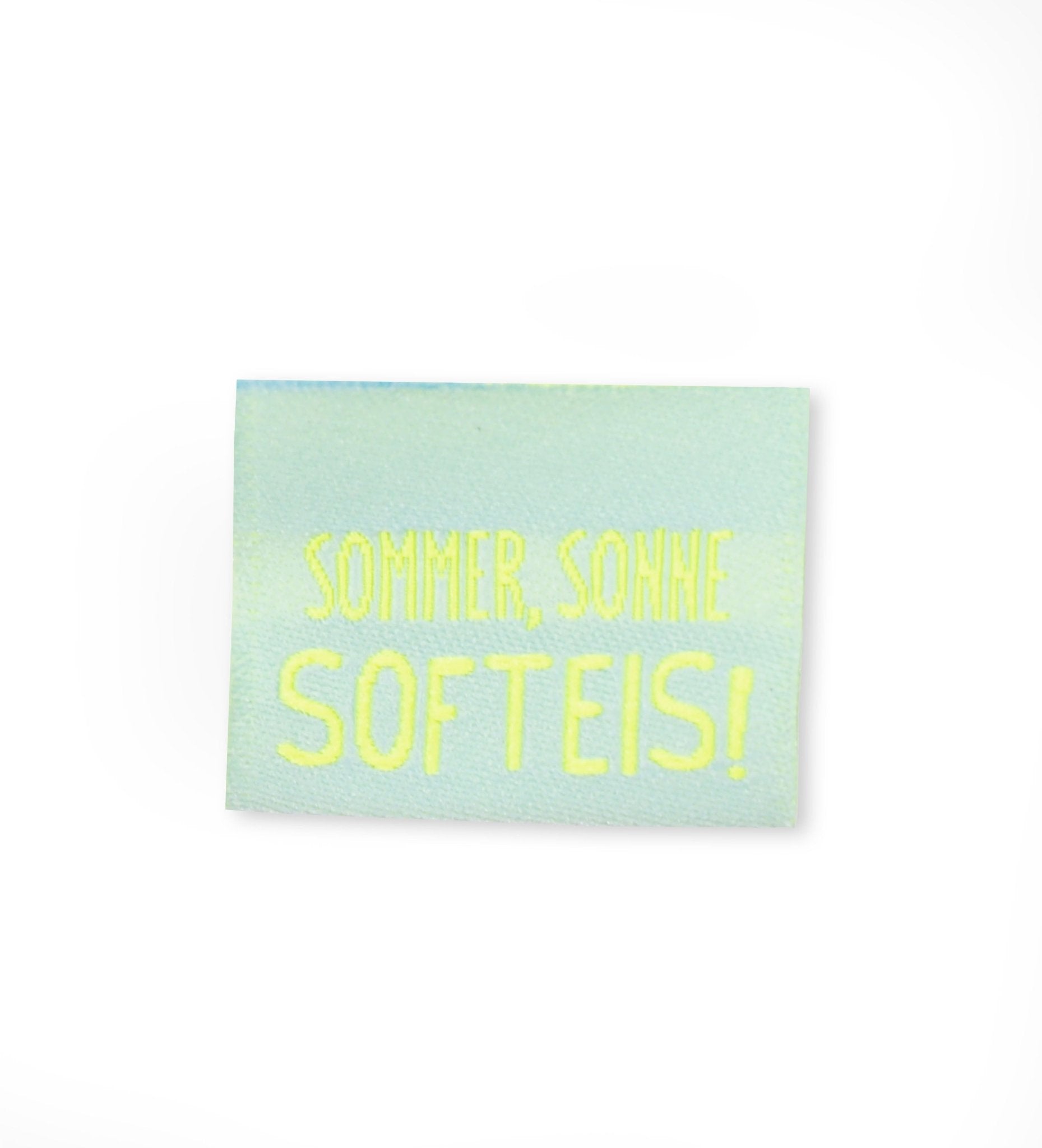 Klapp - Weblabel *sommer, sonne, softeis* mint - Paul & Clara