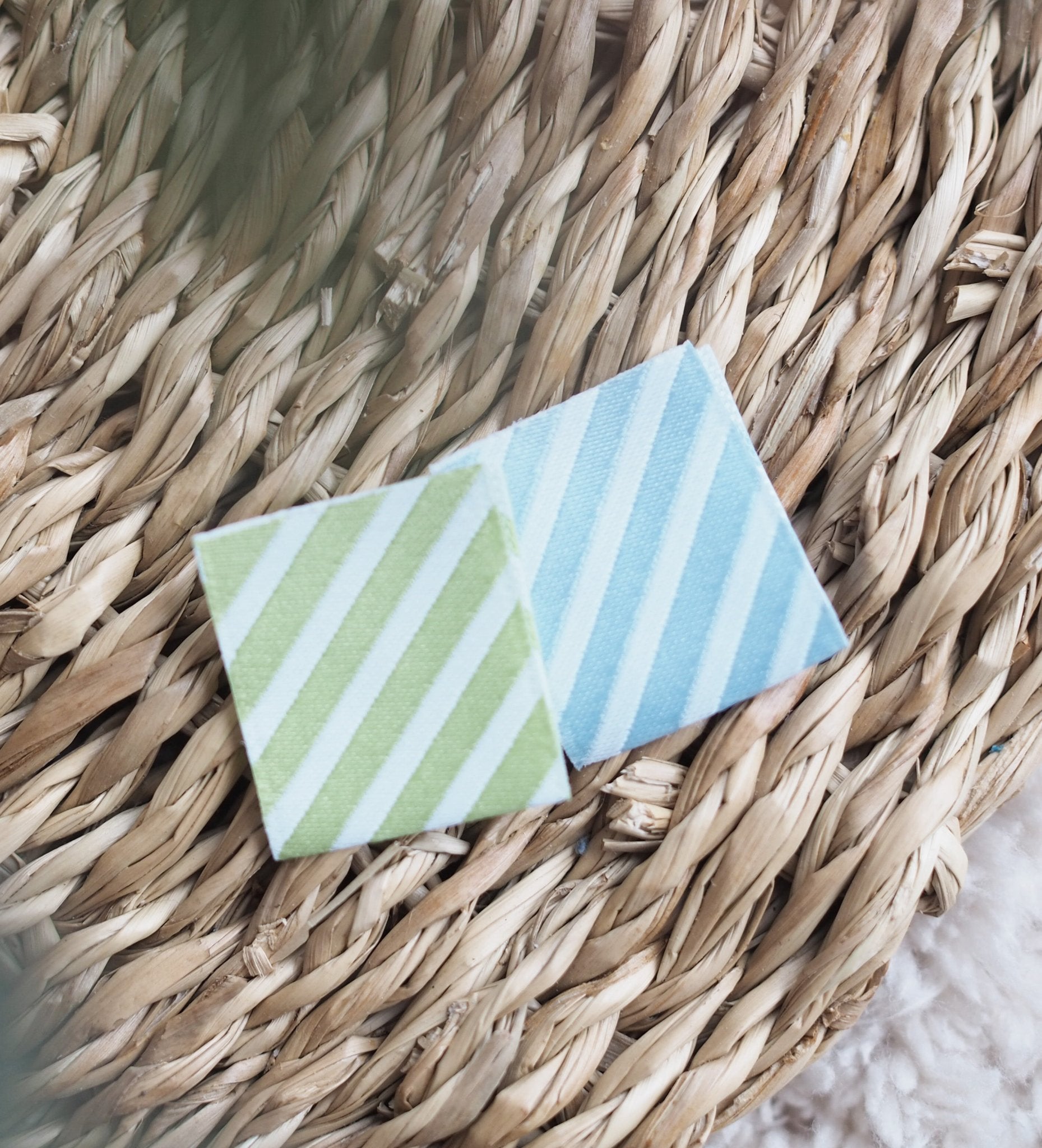 Klapp - Weblabel *Stripes* Blau - Paul & Clara