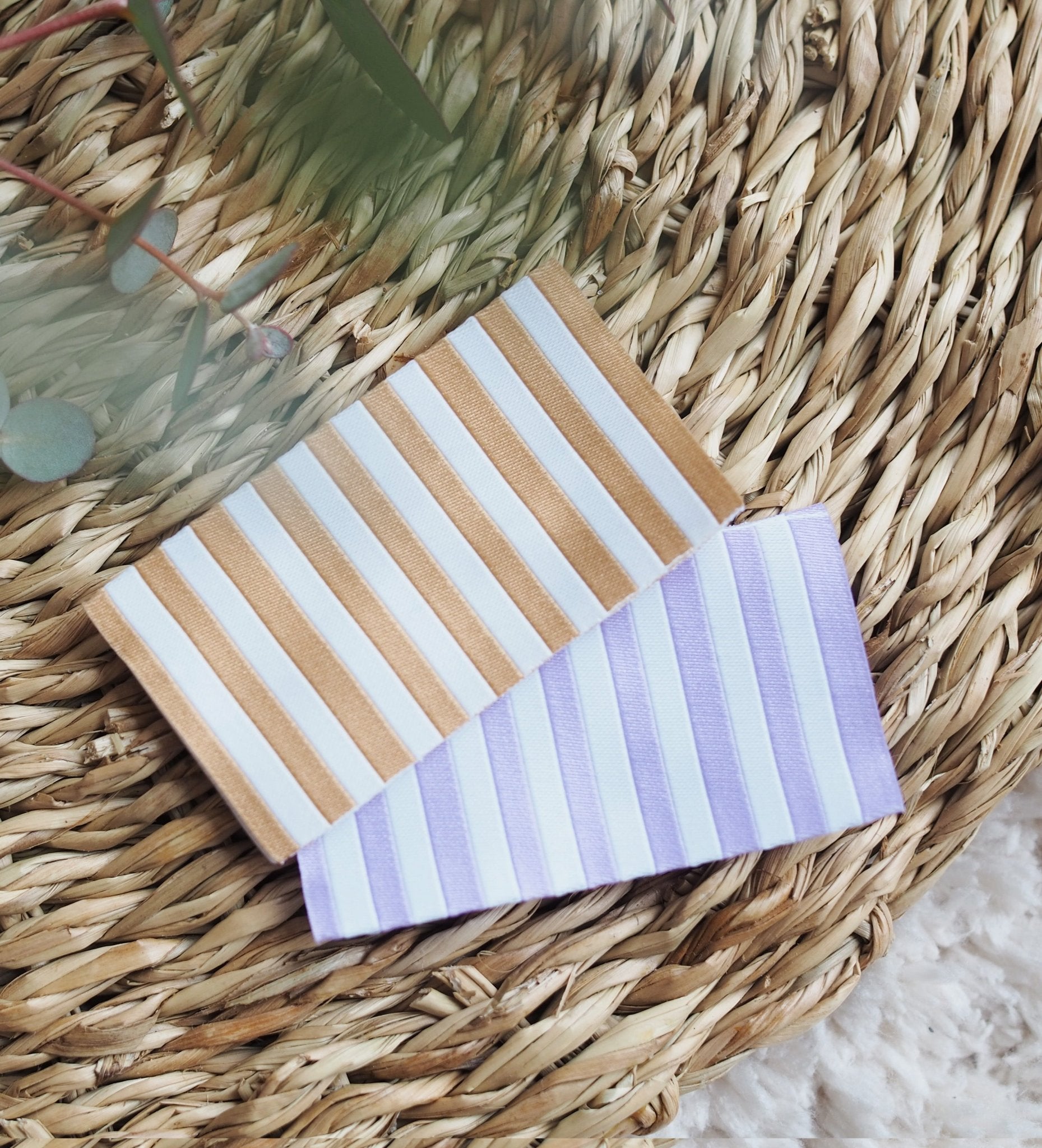 Klapp - Weblabel *Stripes* - Lila - Paul & Clara