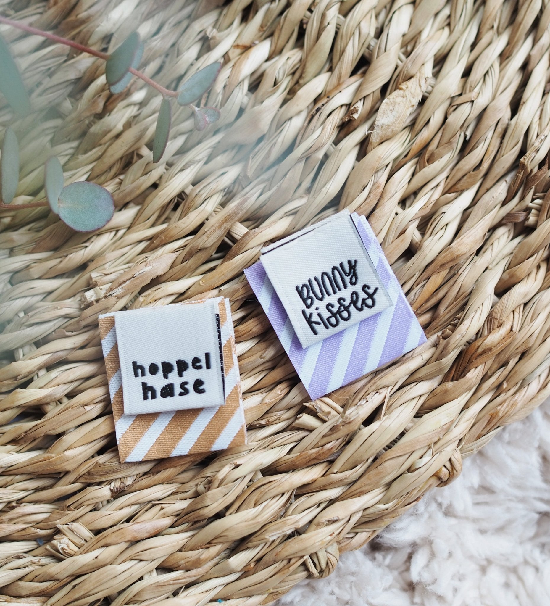 Klapp - Weblabel *Stripes* Ocker - Paul & Clara