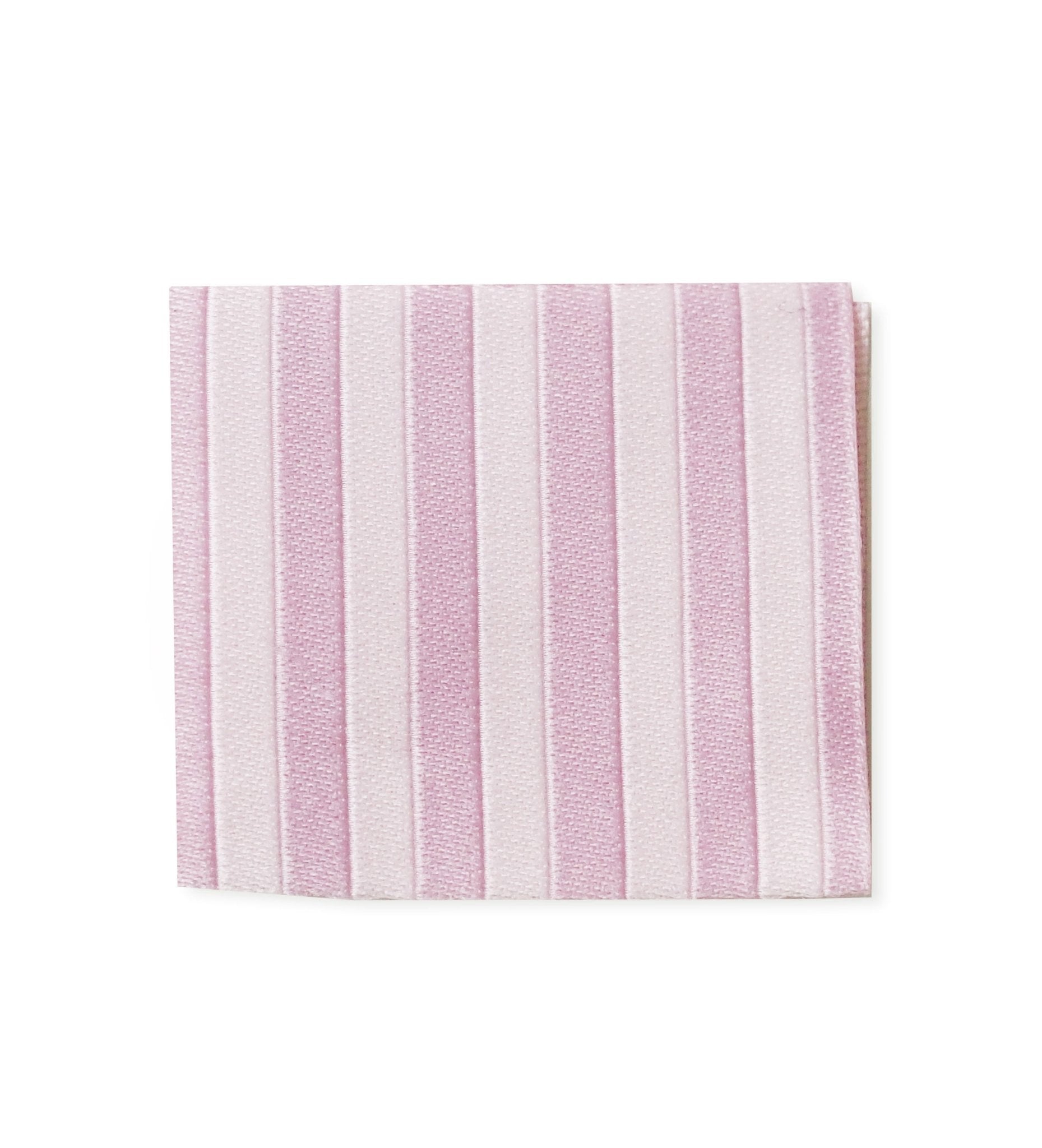 Klapp - Weblabel *Stripes* - Rosa/Weiß - Paul & Clara