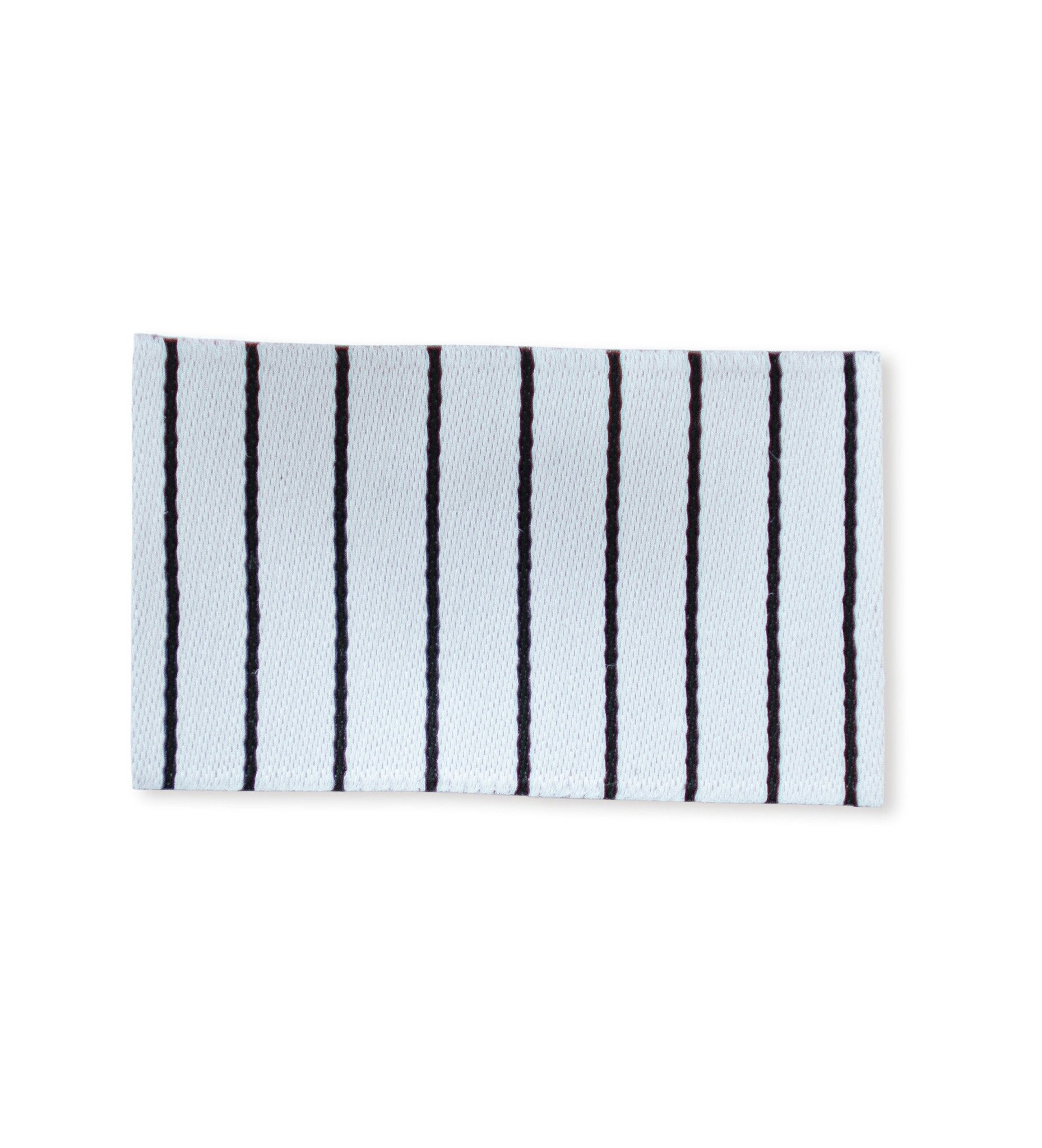 Klapp - Weblabel - stripes schwarz/weiß - Paul & Clara