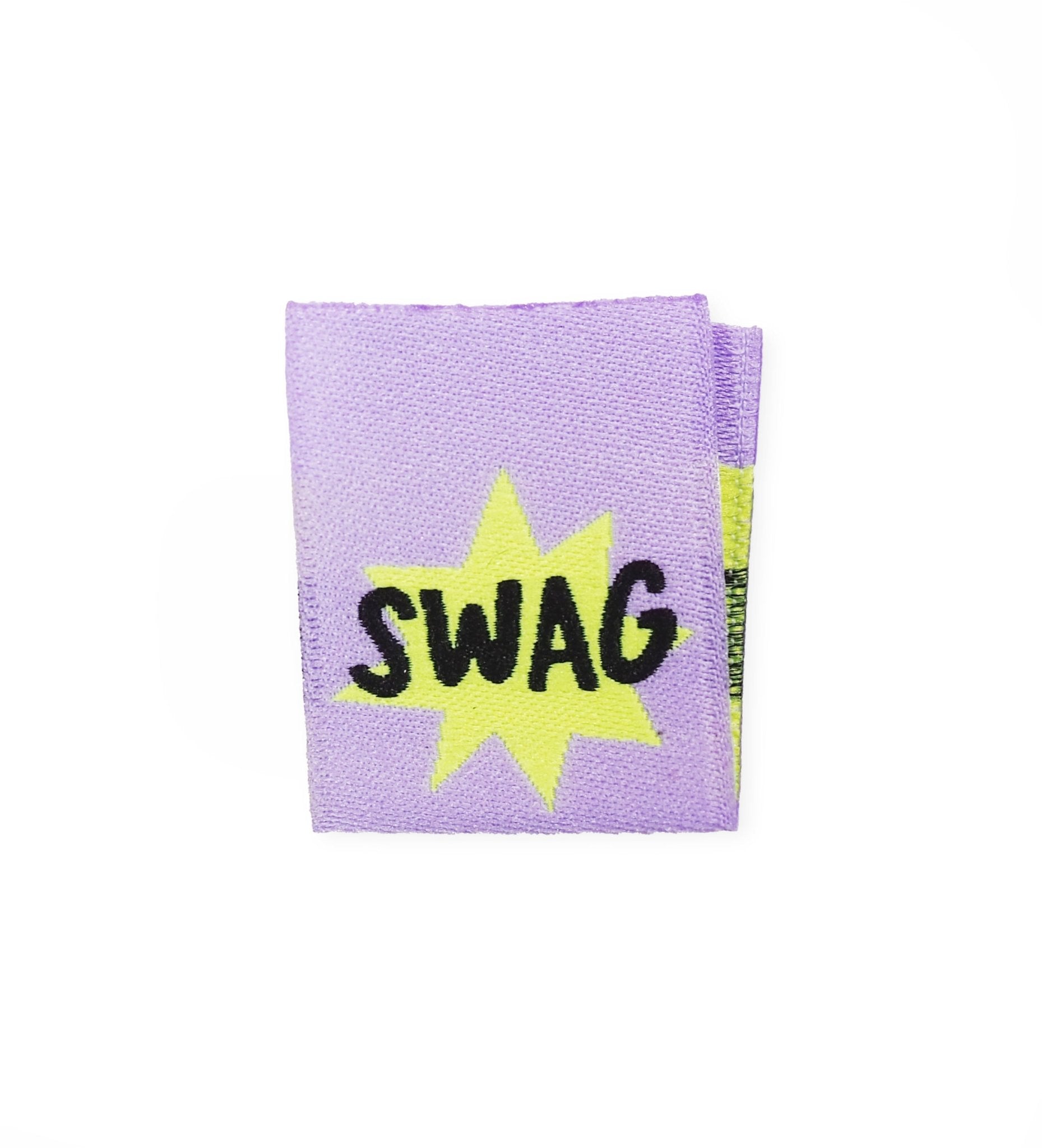 Klapp - Weblabel *SWAG* Lila/Neongelb - Paul & Clara