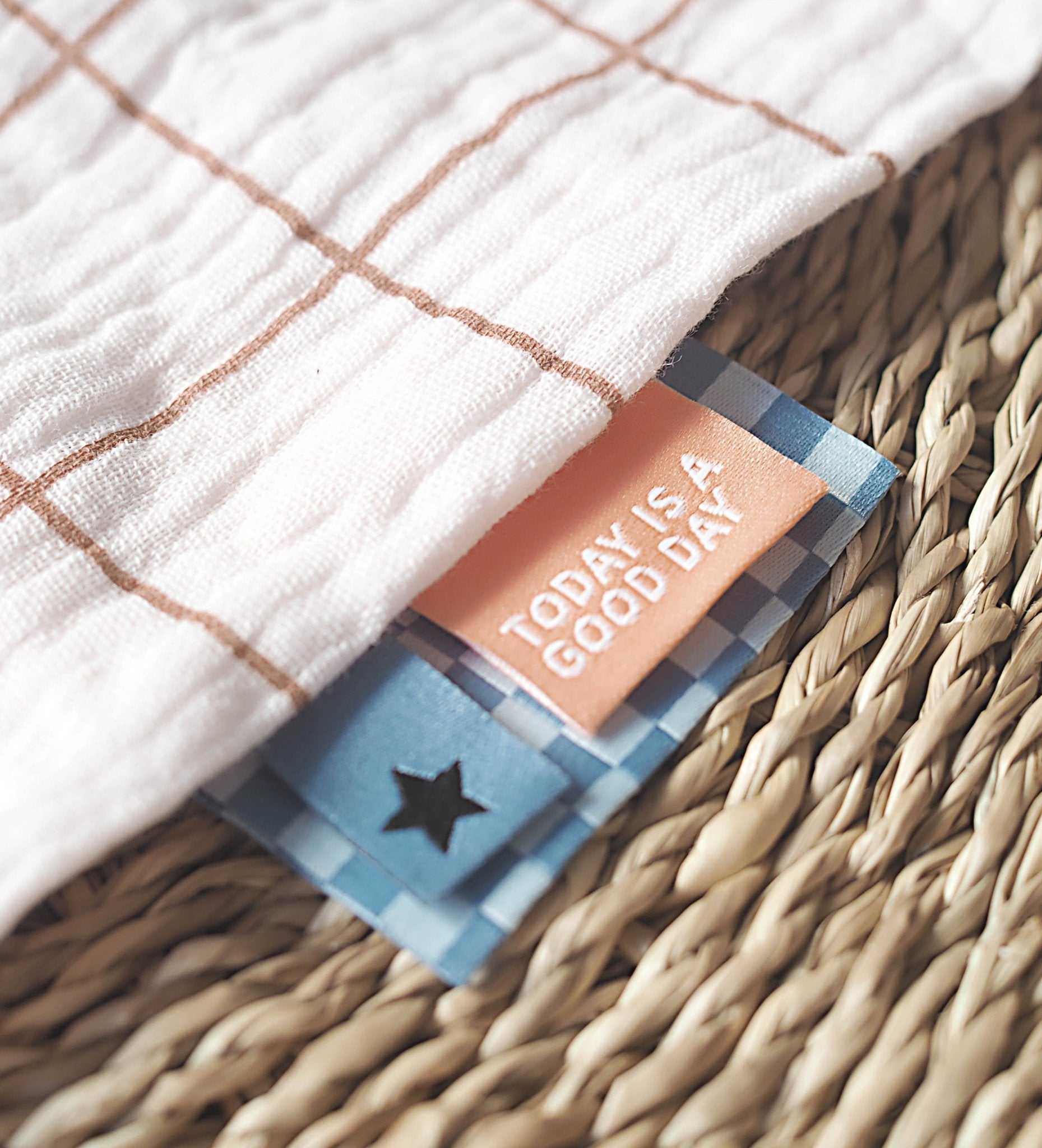 Klapp - Weblabel *today is a good day* orange - Paul & Clara