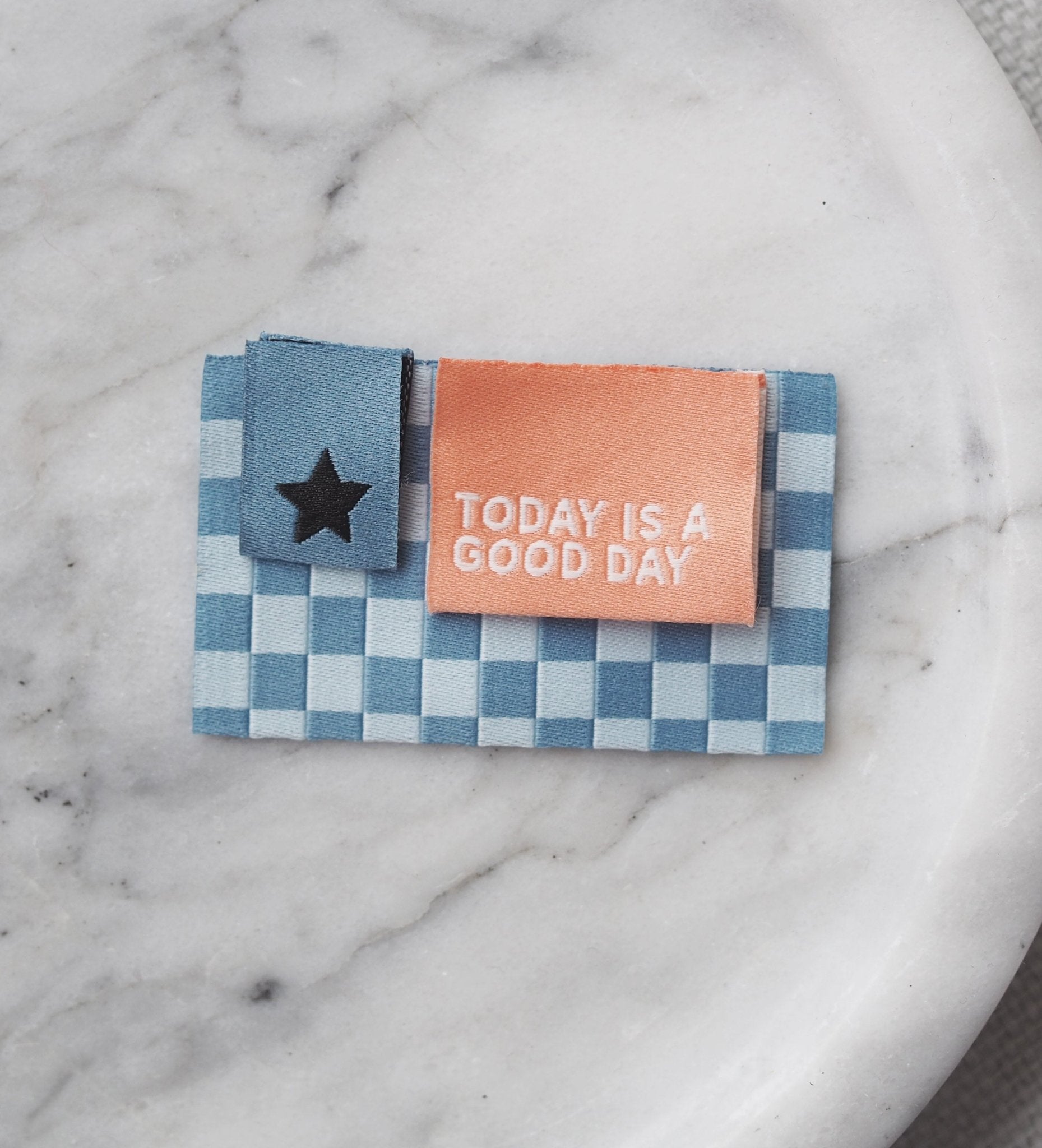 Klapp - Weblabel *today is a good day* orange - Paul & Clara