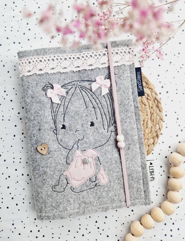 Klapp - Weblabel *U - Heft* Blau - Paul & Clara