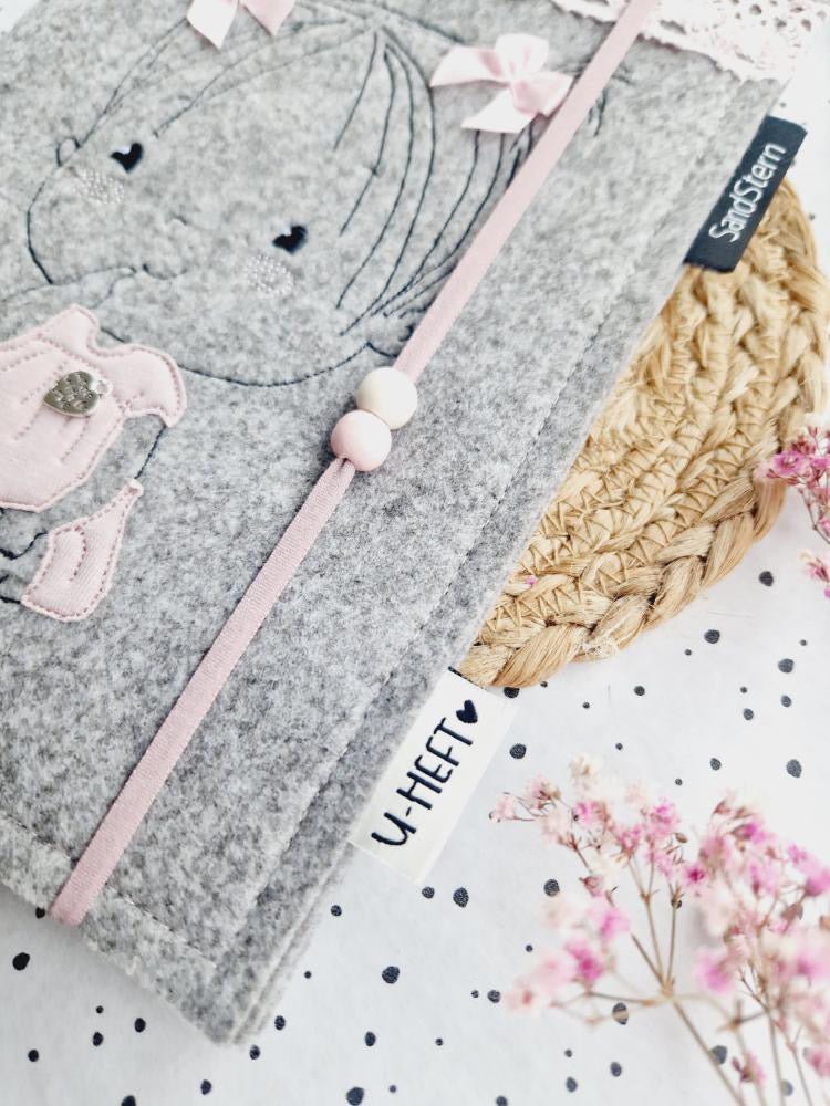 Klapp - Weblabel *U - Heft* Blau - Paul & Clara