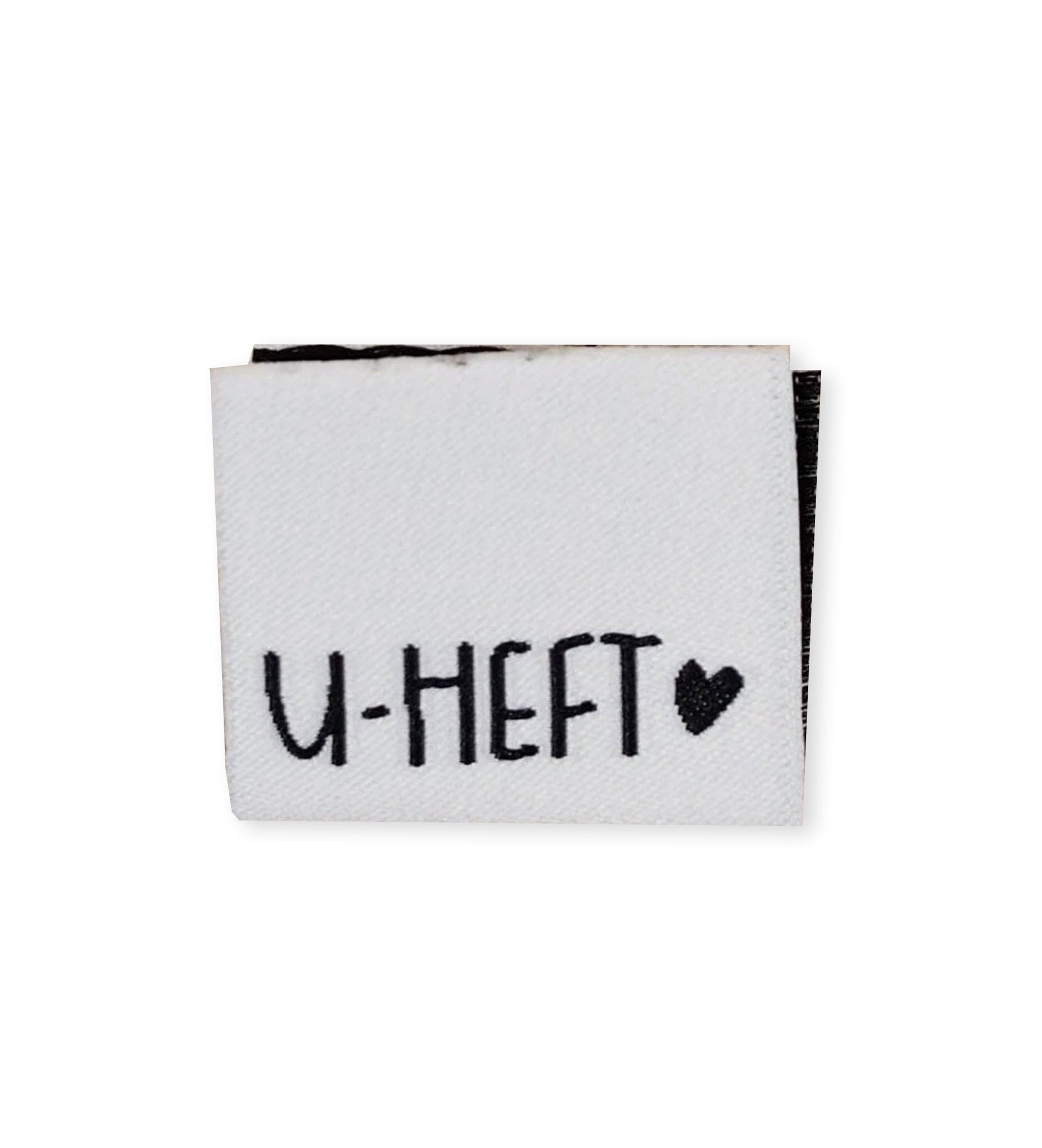 Klapp - Weblabel *U - Heft* Weiß - Paul & Clara