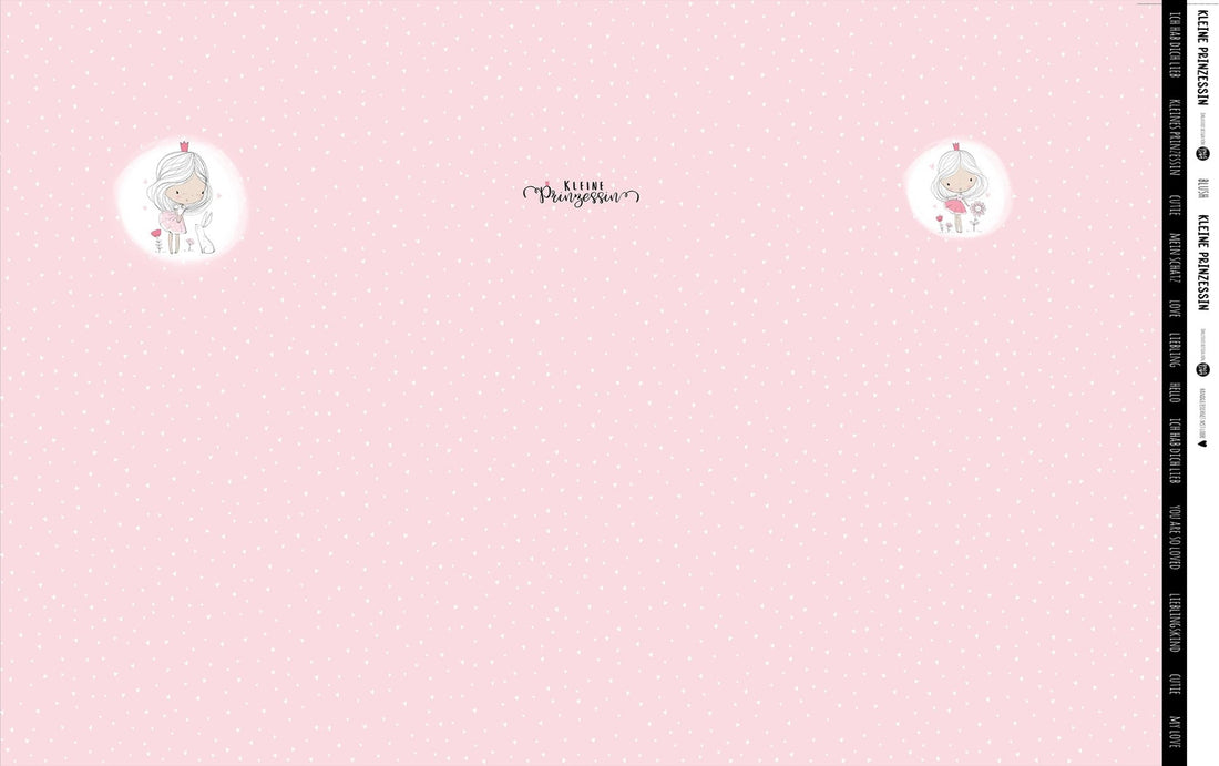 Kleine Prinzessin - XXL Panel - Pink 100 cm - Paul & Clara