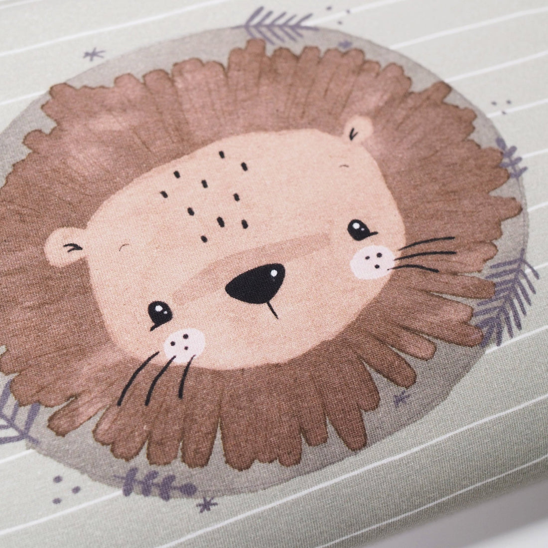 Kleiner Löwe - XXL Panel - Olive 90 cm - Paul & Clara