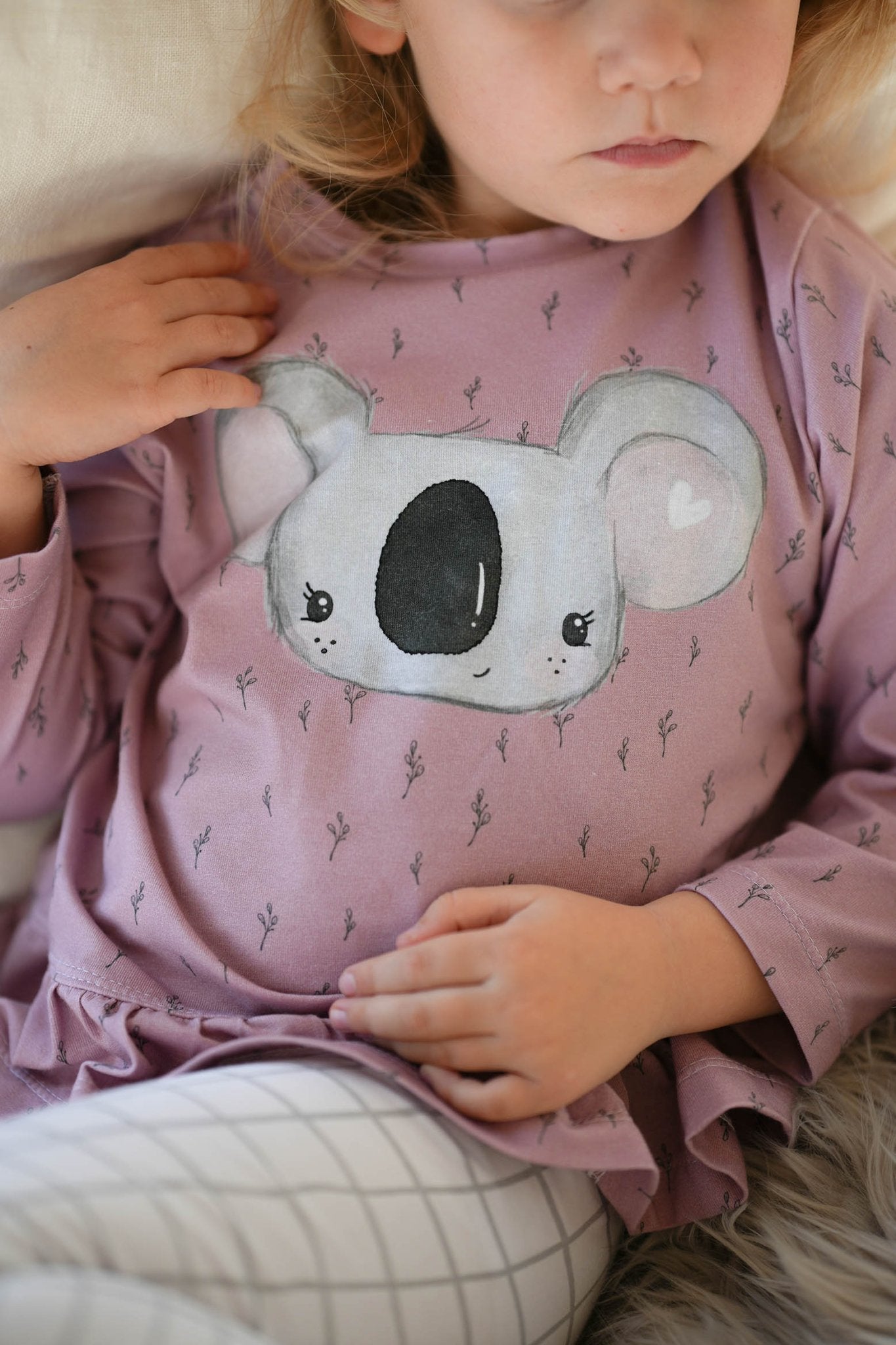 Koalalove - Panel 60 cm - Malve *Bio - Jersey* - Paul & Clara