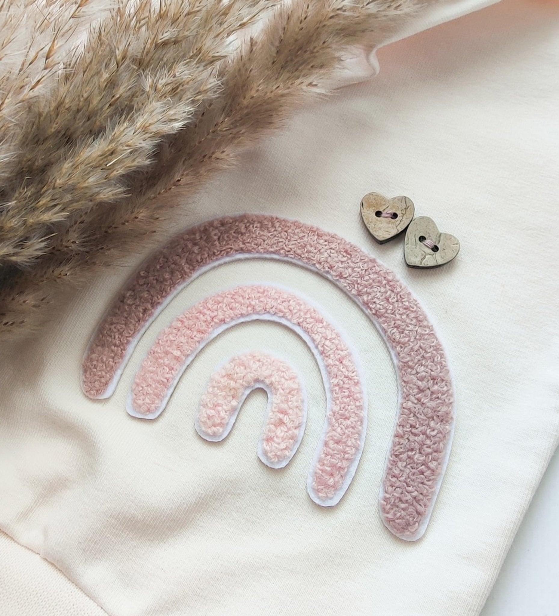 Kokosknöpfe *Herz* - 10 Stück - Paul & Clara