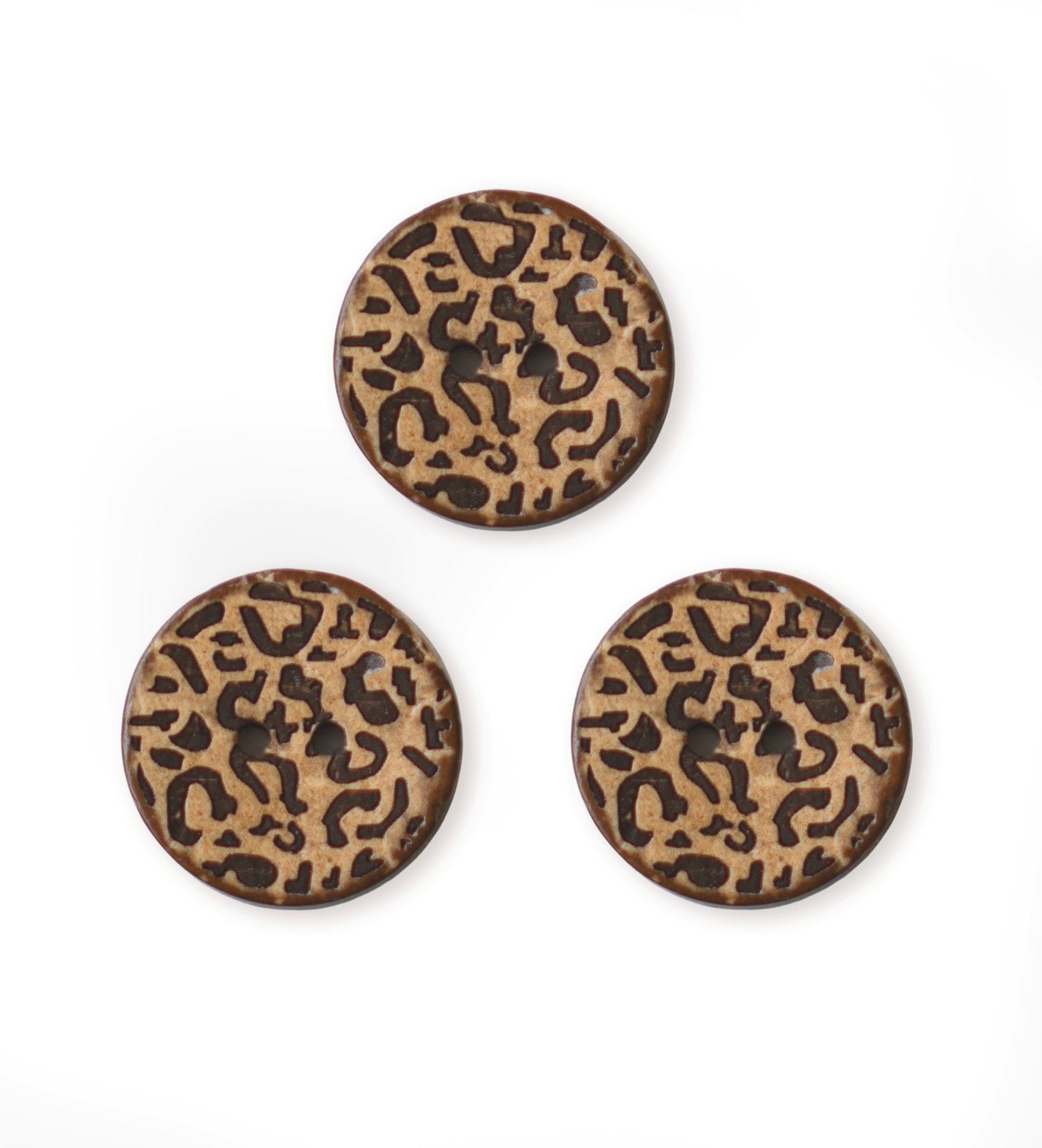 Kokosknöpfe *Leo* 20 mm - 3 Stück - Paul & Clara