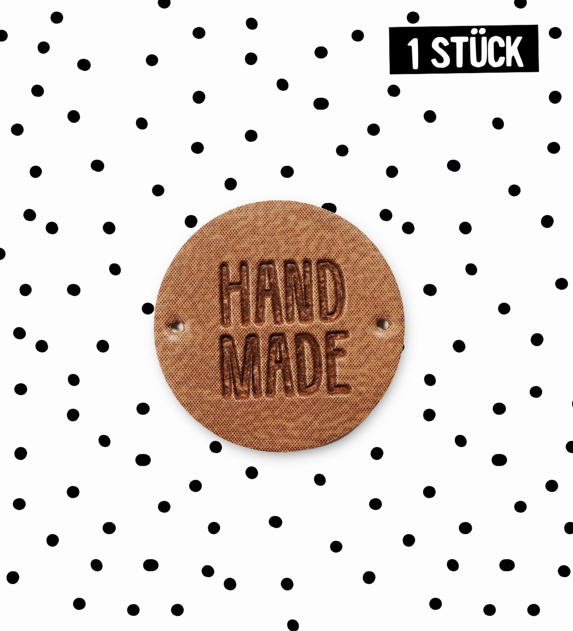 Kunstleder Patch - handmade *iron - on* - Paul & Clara