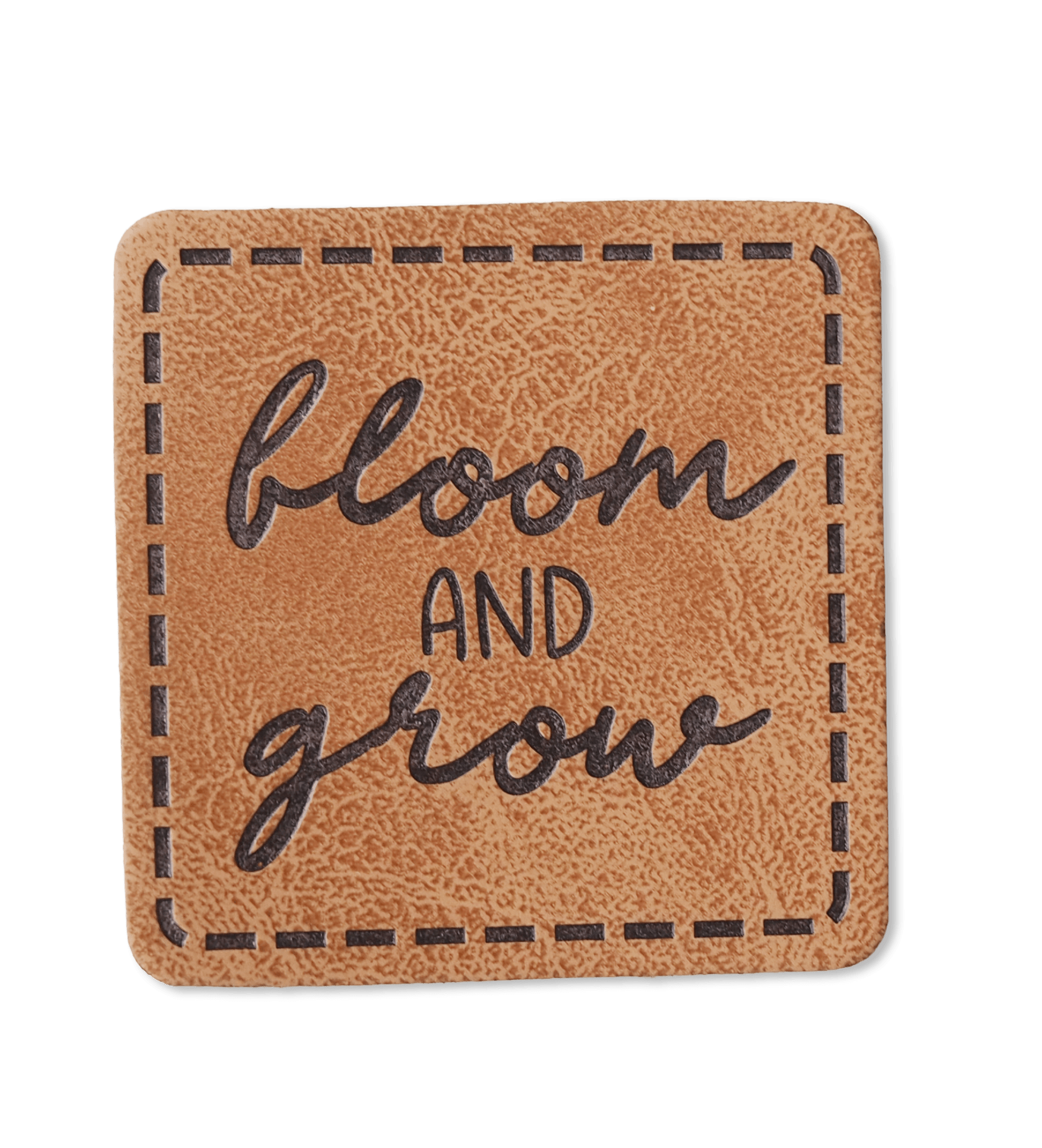 Kunstlederlabel - bloom and wild *iron - on* - Paul & Clara