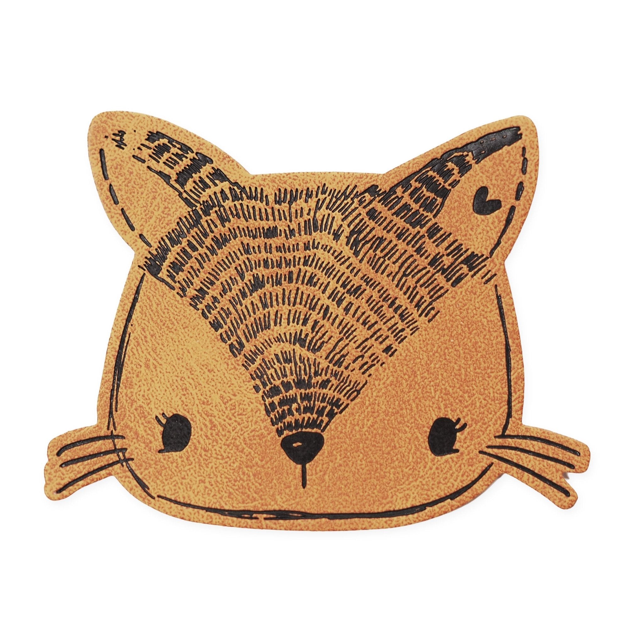 Kunstlederlabel - Boho Fuchs *iron - on* - Paul & Clara