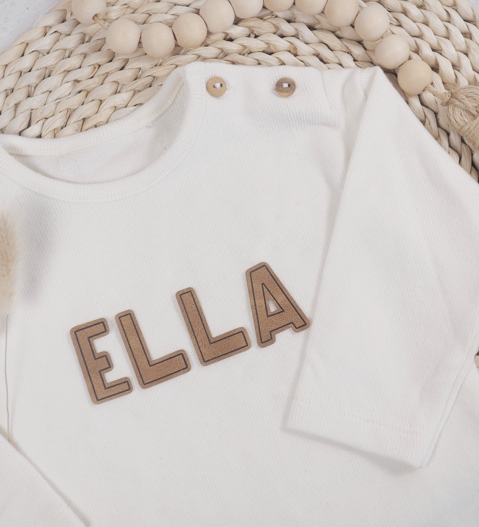 Kunstlederlabel - Buchstaben - SMALL - *iron - on* - Paul & Clara