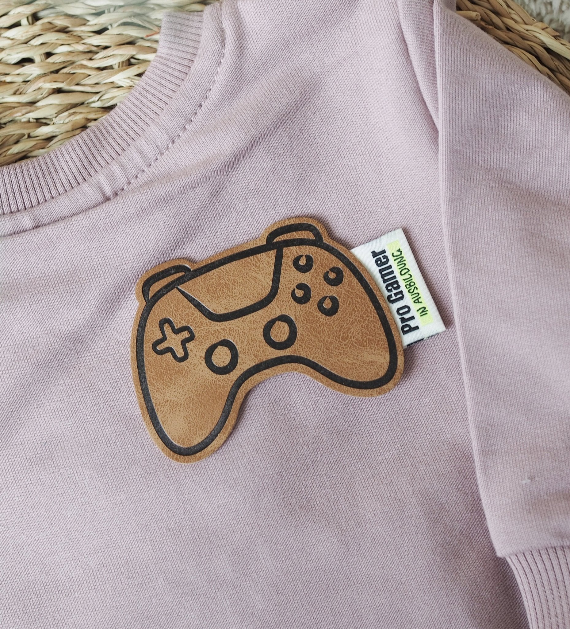 Kunstlederlabel - controller *iron - on* - Paul & Clara