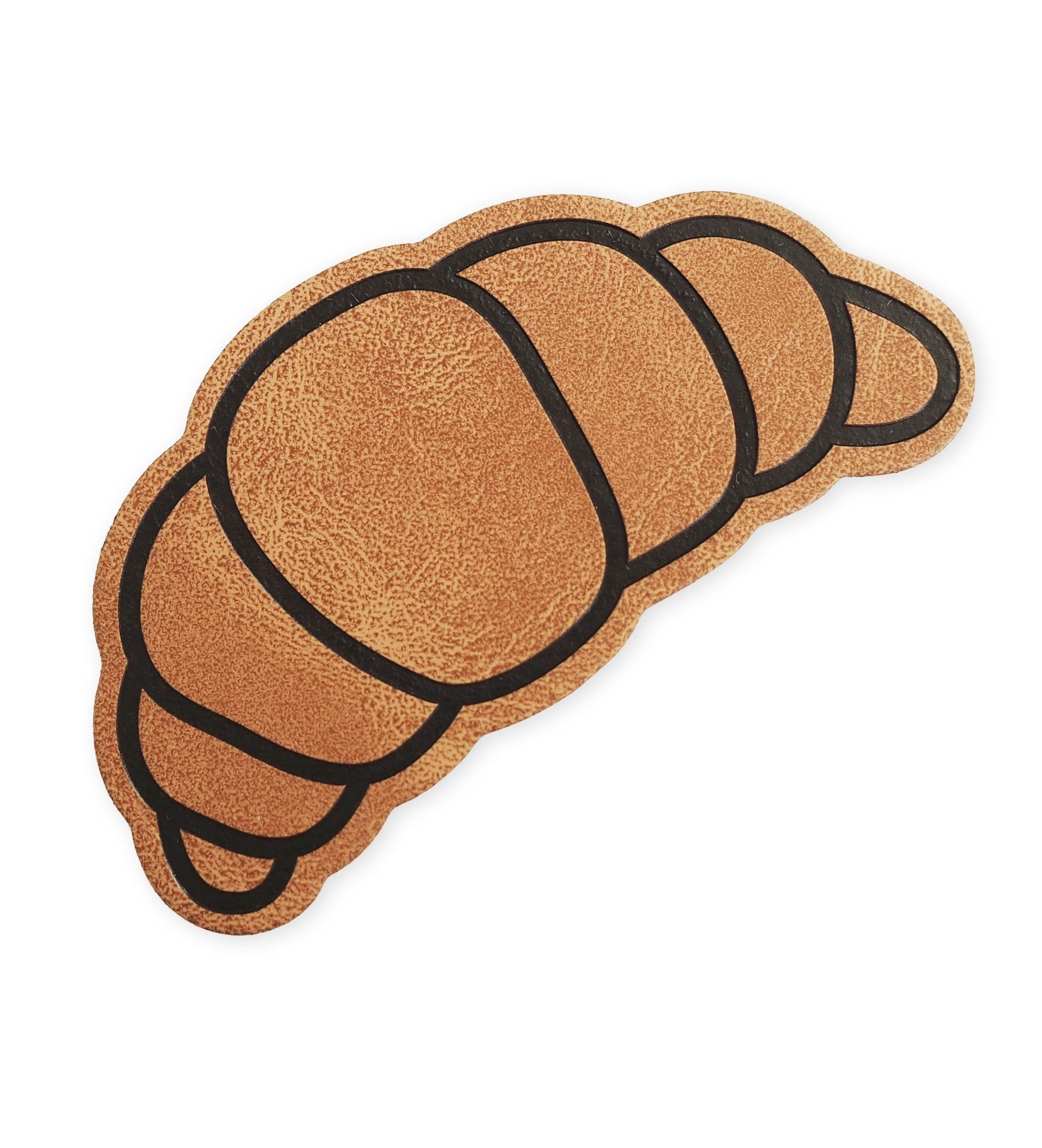 Kunstlederlabel - Croissant *iron - on* - Paul & Clara