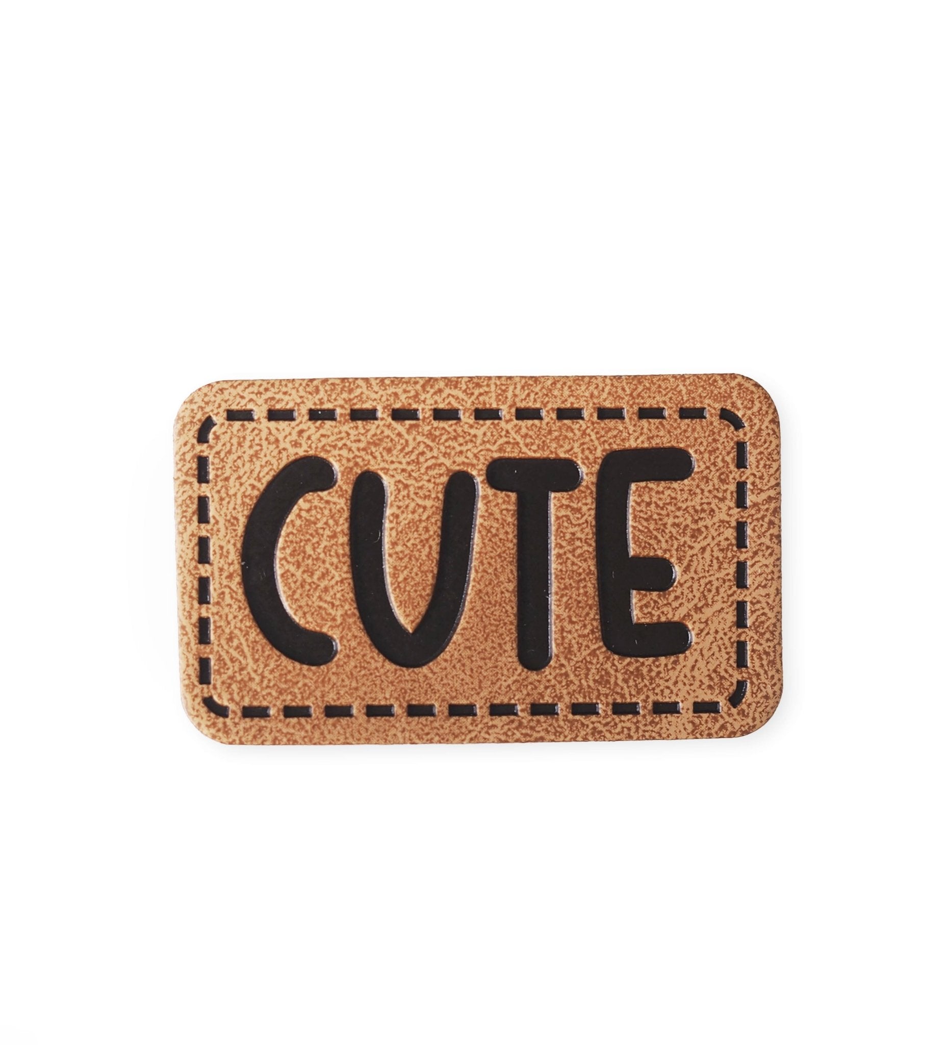 Kunstlederlabel - cute *iron - on* - Paul & Clara