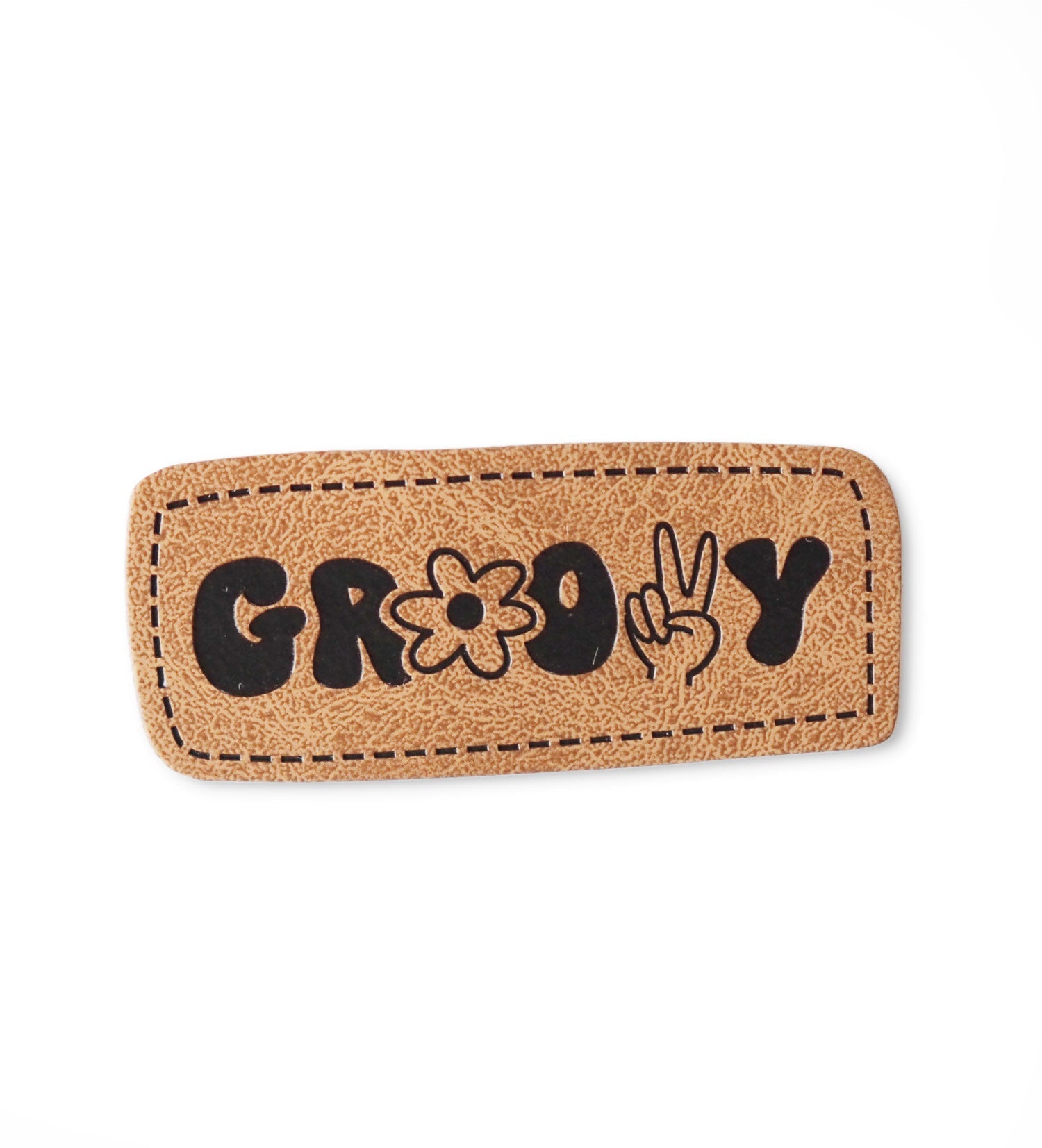Kunstlederlabel - groovy *iron - on* - Paul & Clara