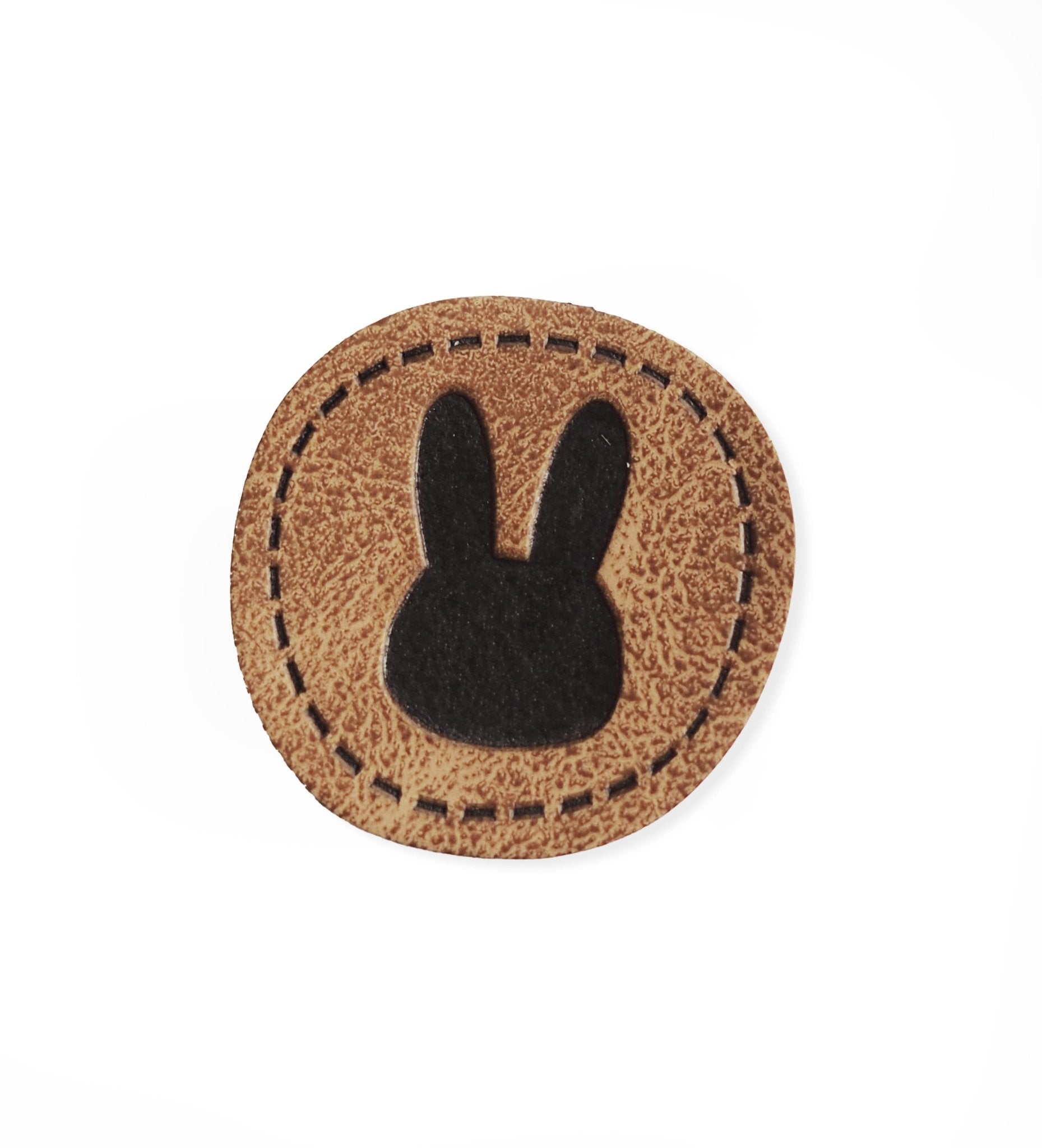 Kunstlederlabel - Hase *iron - on* - Paul & Clara