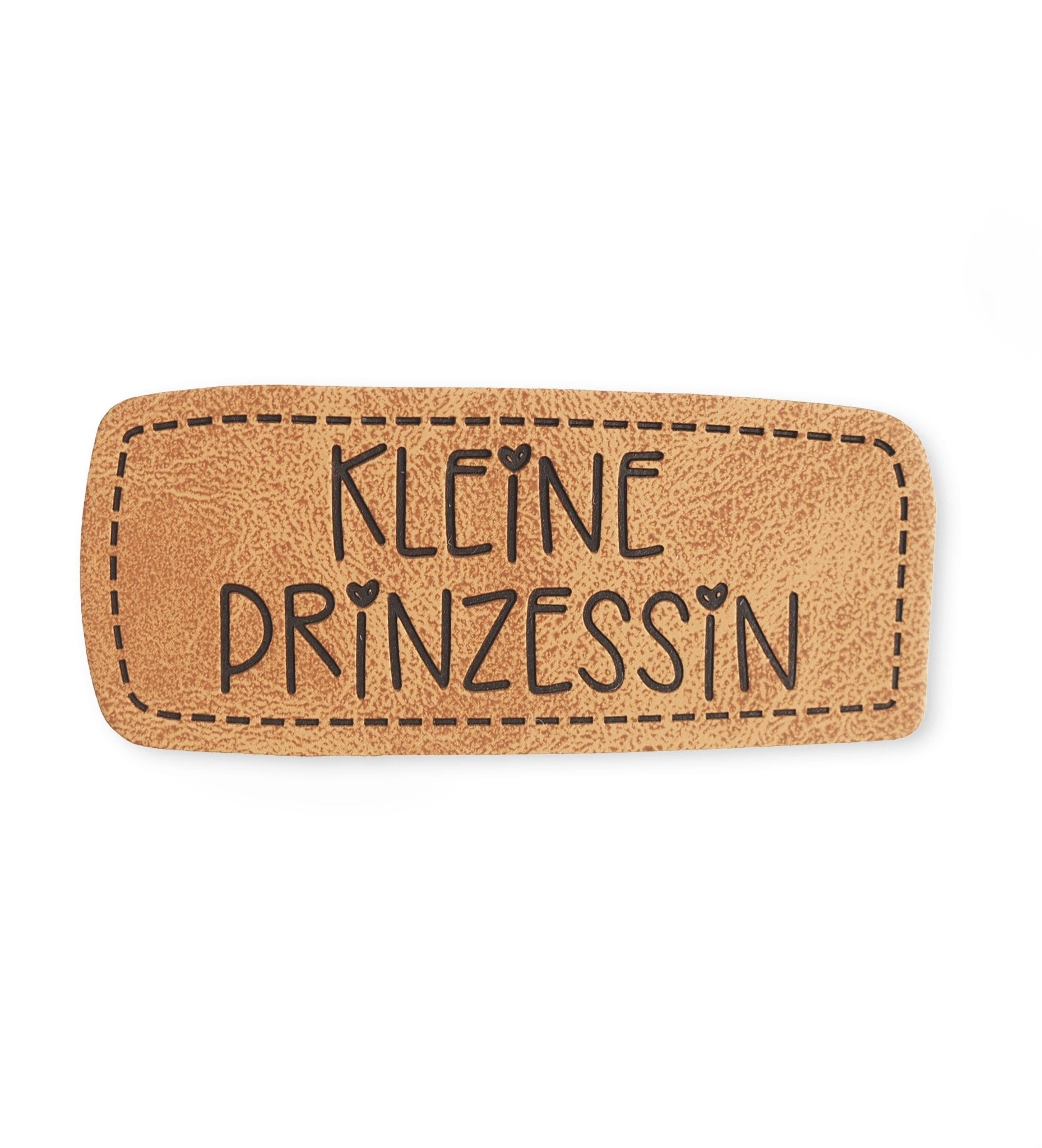 Kunstlederlabel - kleine Prinzessin *iron - on* - Paul & Clara