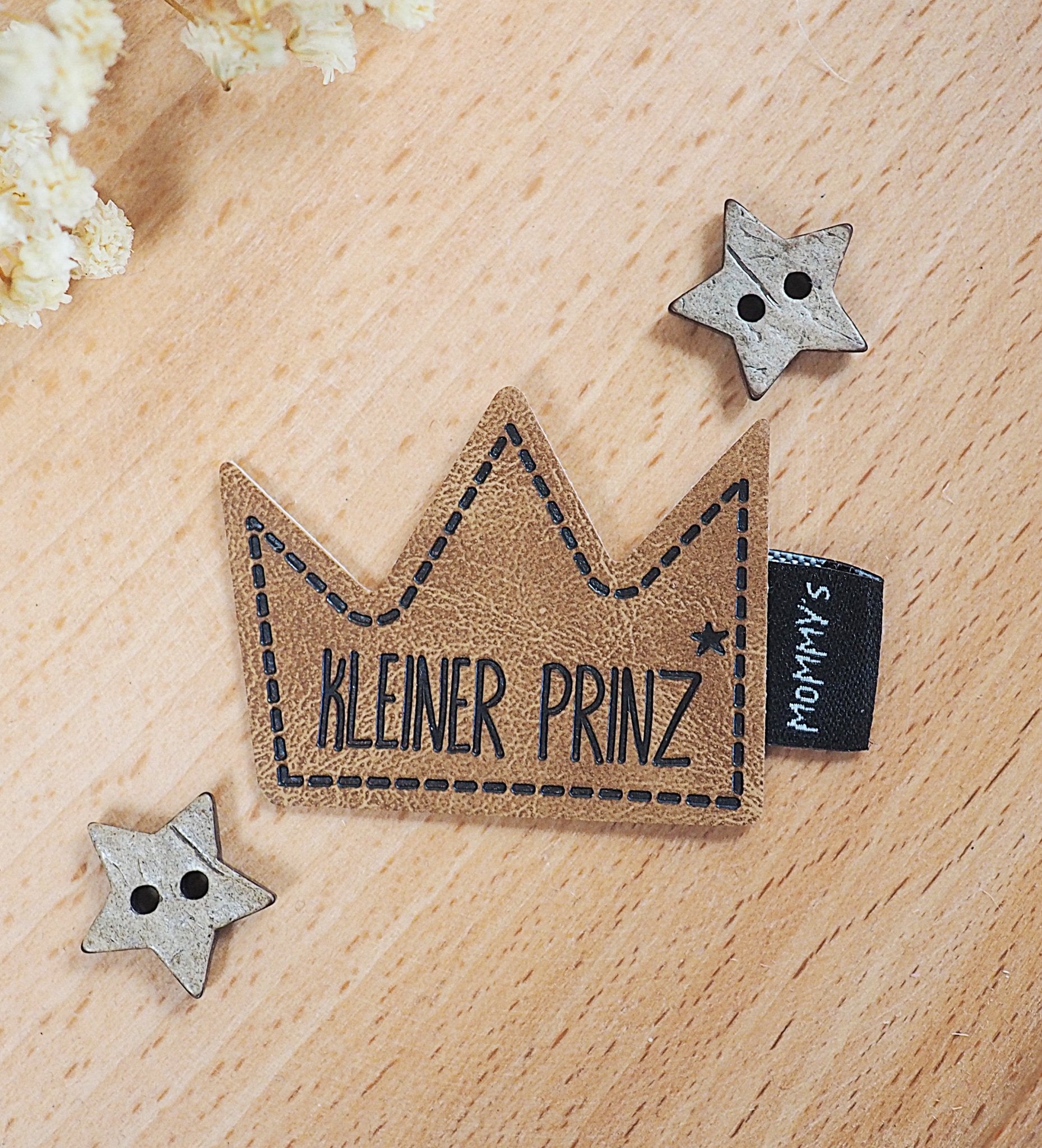 Kunstlederlabel - kleiner Prinz *iron - on* - Paul & Clara