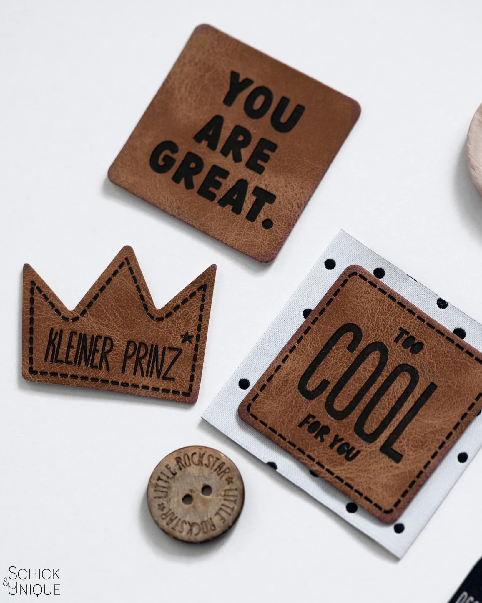 Kunstlederlabel - kleiner Prinz *iron - on* - Paul & Clara