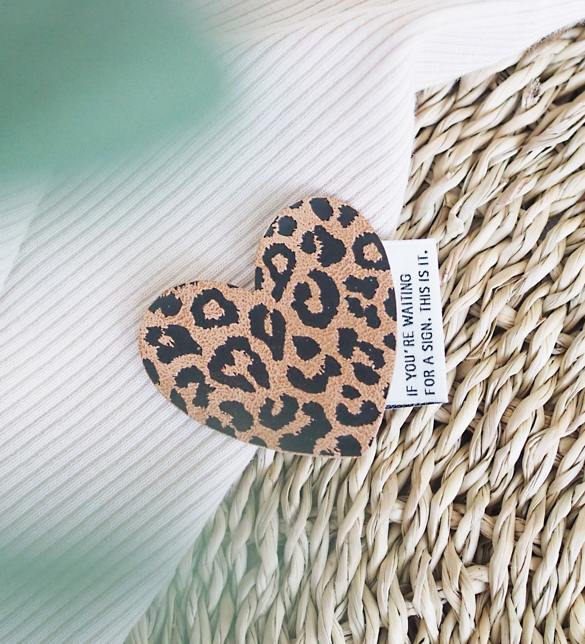 Kunstlederlabel - Leo Herz Klein *iron - on* - Paul & Clara