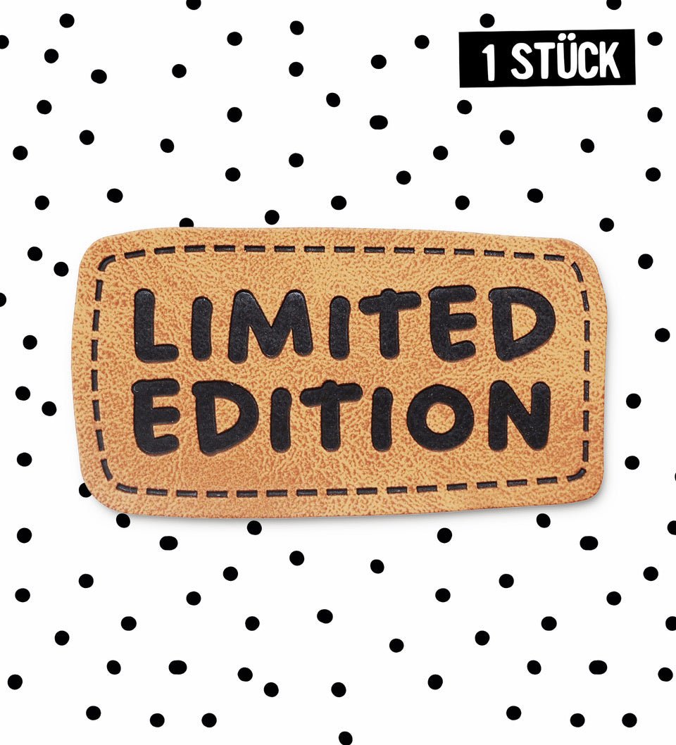 Kunstlederlabel - Limited Edition *iron - on* - Paul & Clara