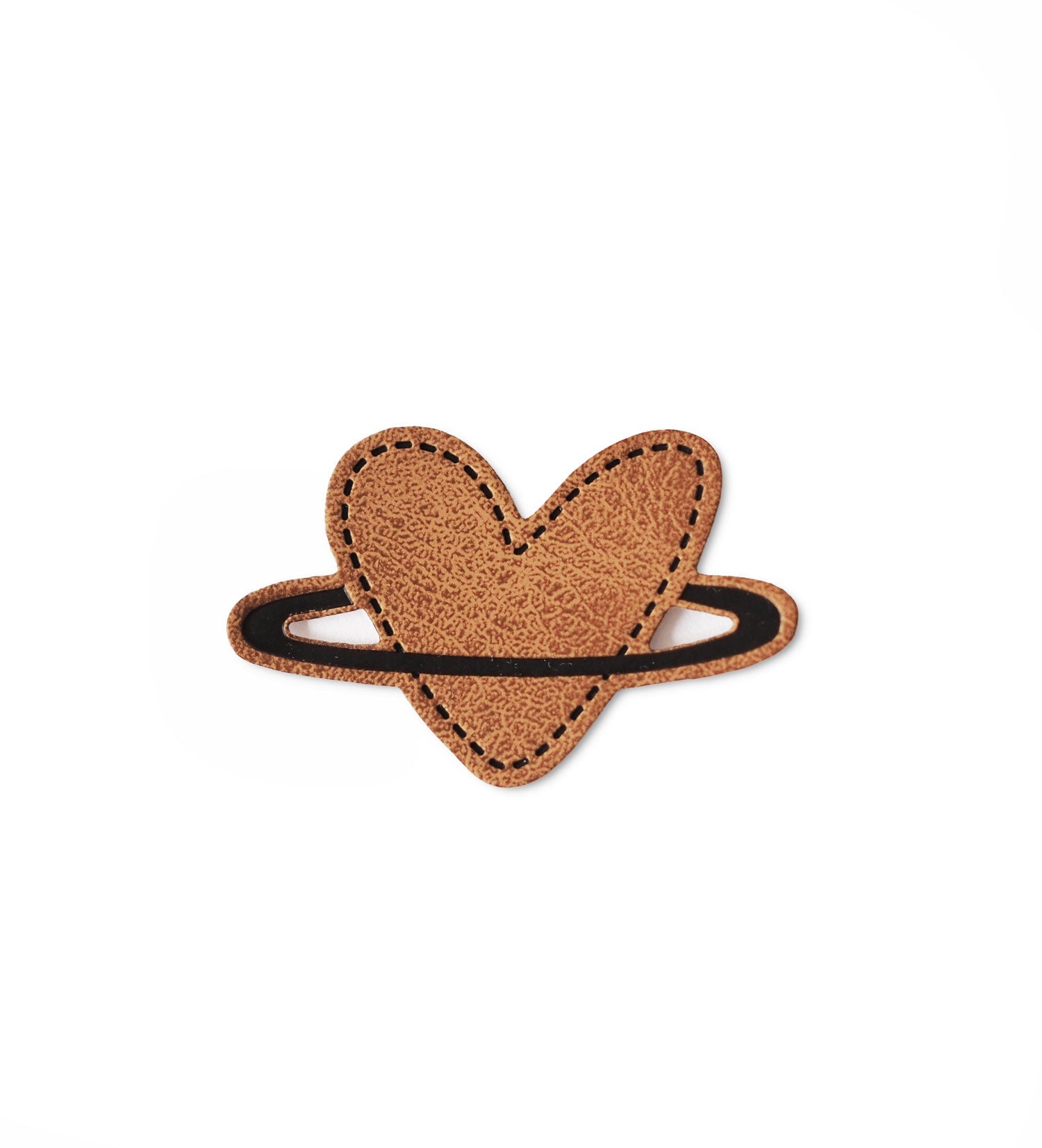 Kunstlederlabel - Mini Herzplanet *iron - on* - Paul & Clara