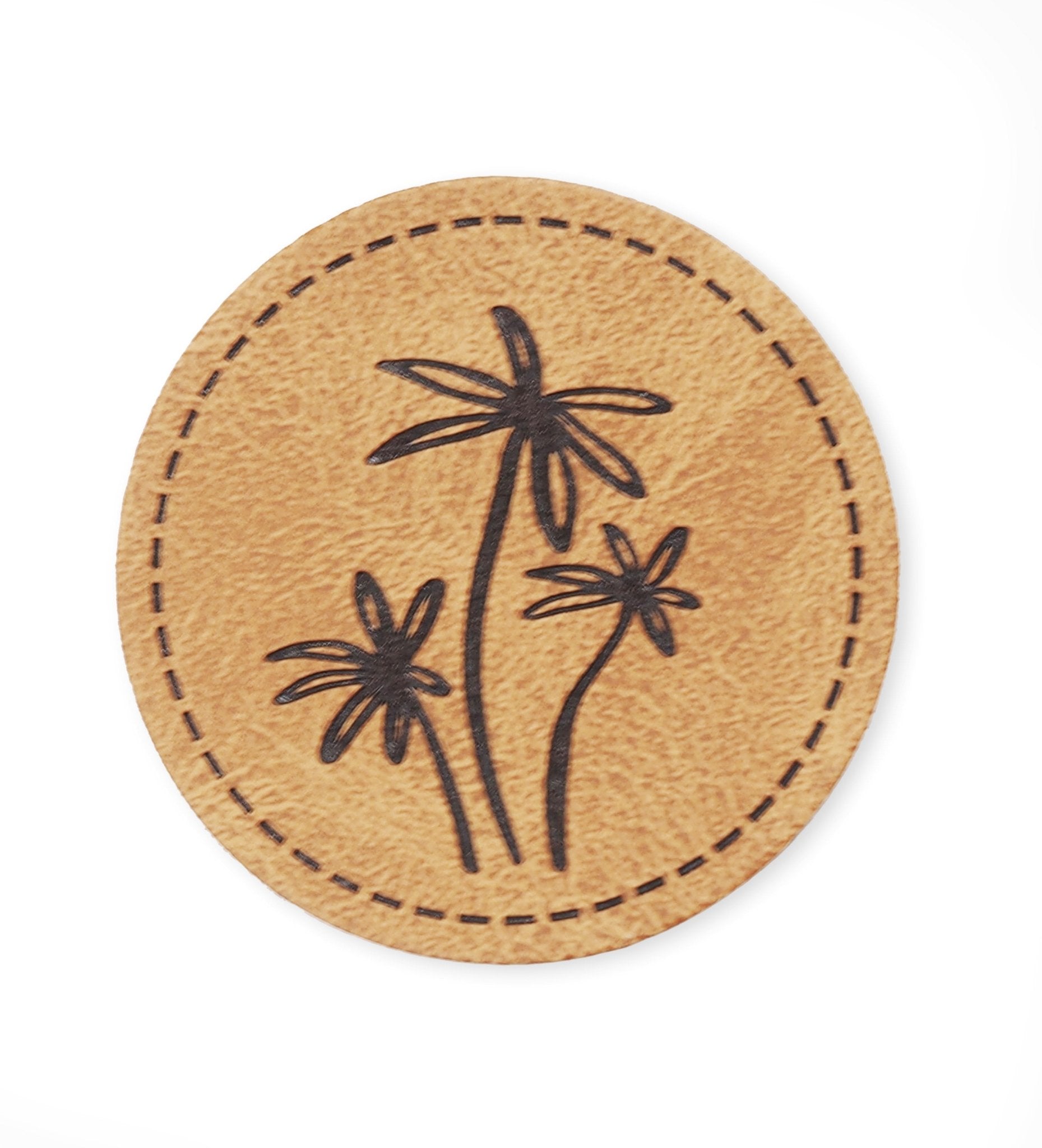 Kunstlederlabel - Palmen *iron - on* - Paul & Clara