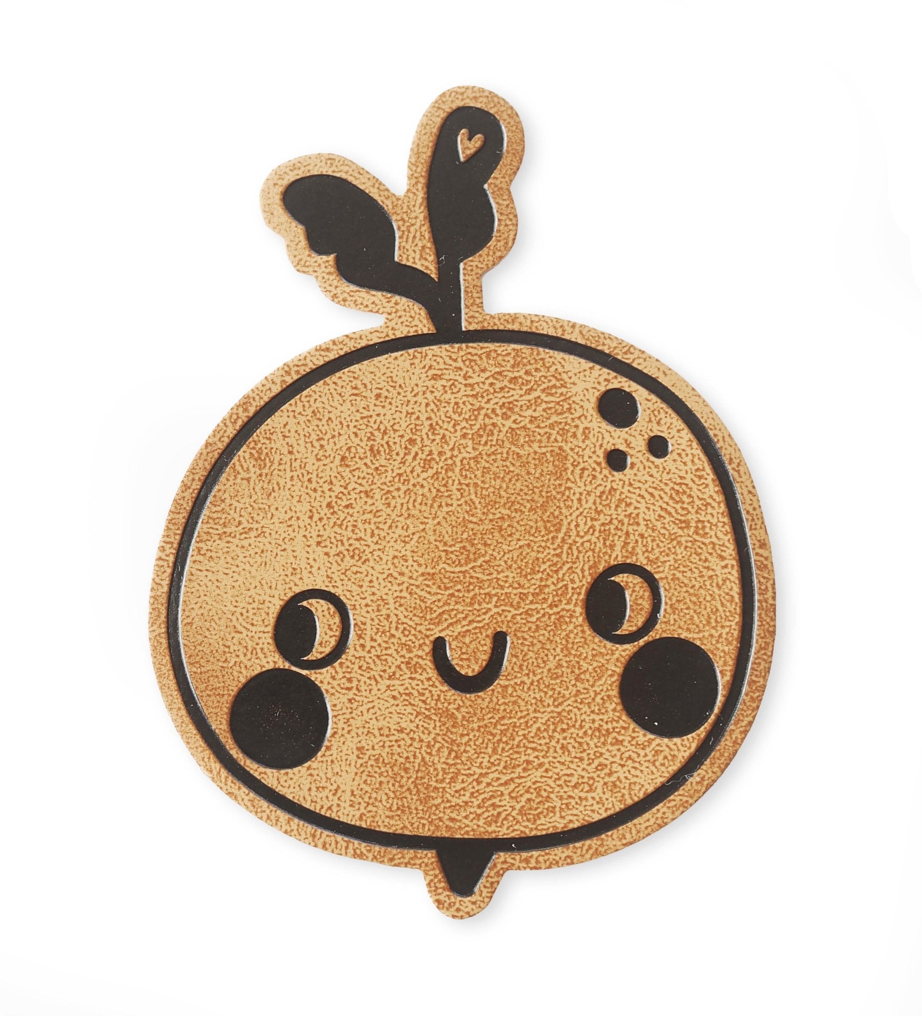 Kunstlederlabel - Rübe *iron - on* - Paul & Clara