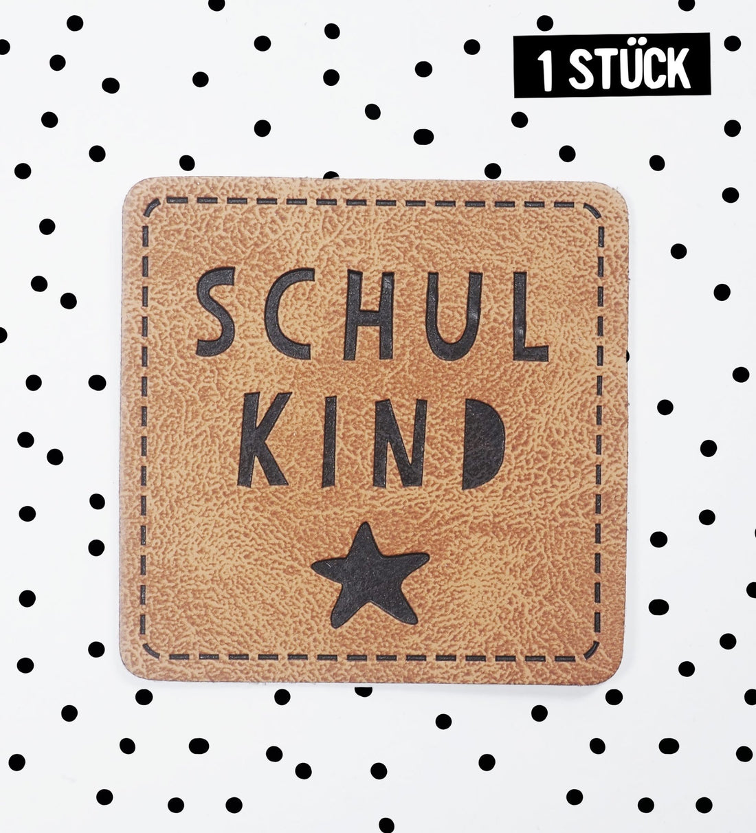 Kunstlederlabel - Schulkind ★ *iron - on* - Paul & Clara