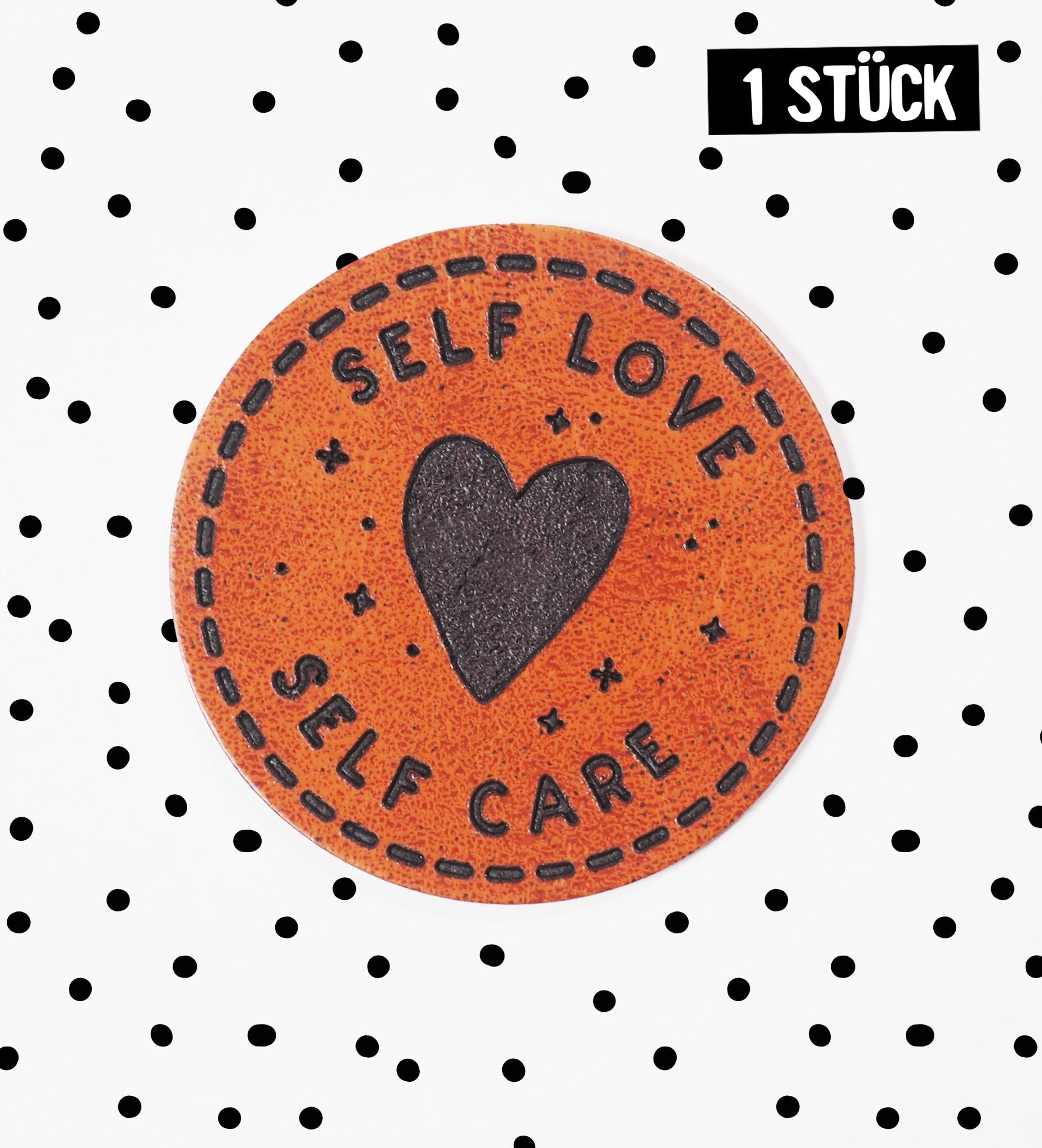 Kunstlederlabel - selflove - selfcare *iron - on* - Paul & Clara