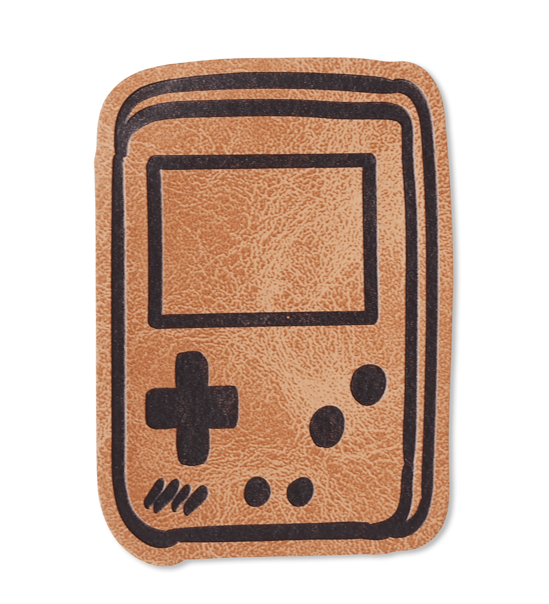 Kunstlederlabel - spielkonsole *iron - on* - Paul & Clara