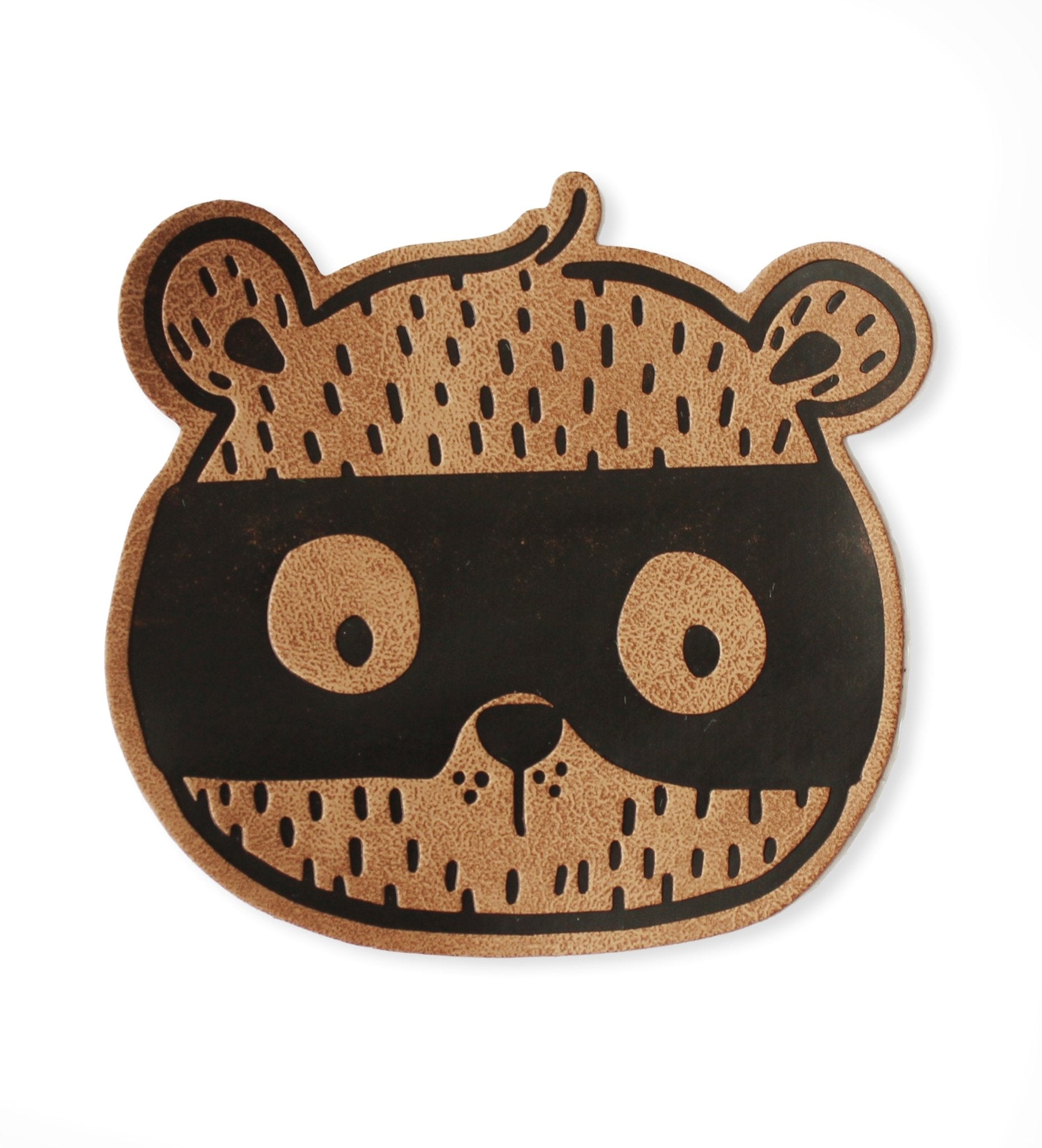 Kunstlederlabel - superbär *iron - on* - Paul & Clara