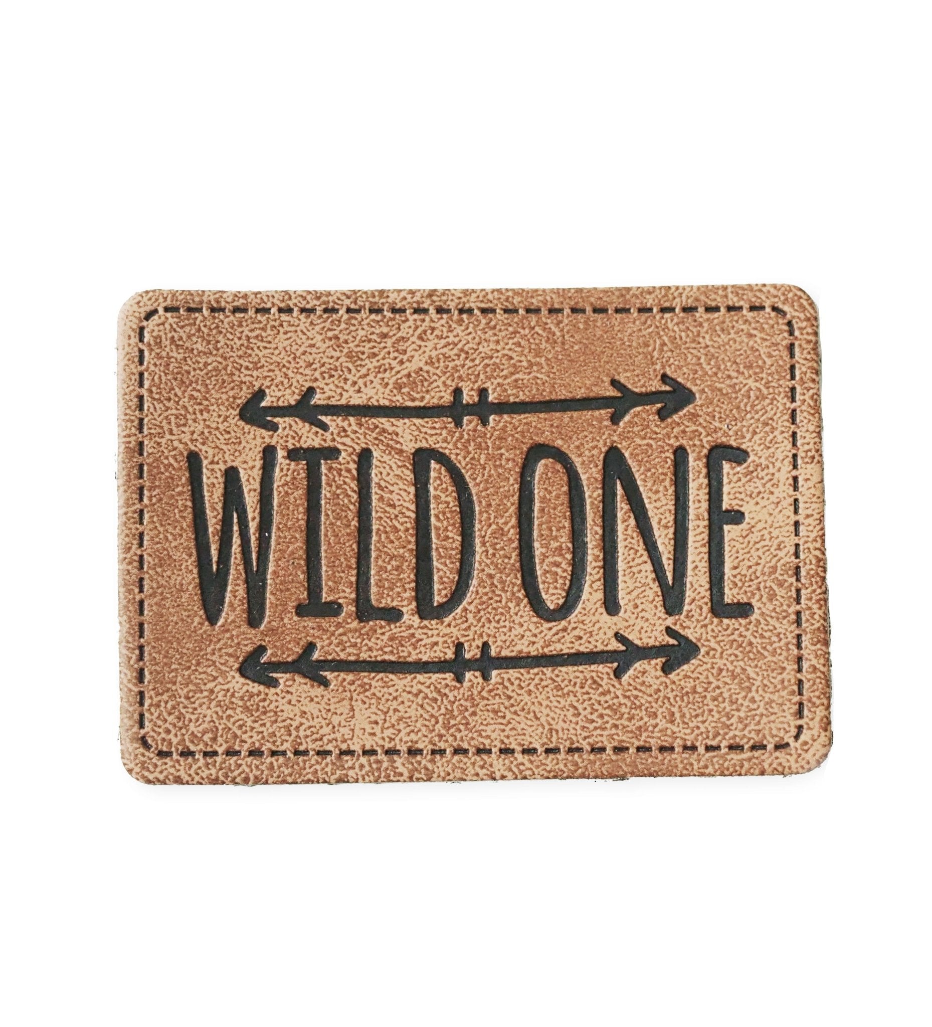 Kunstlederlabel - wild one *iron - on* - Paul & Clara