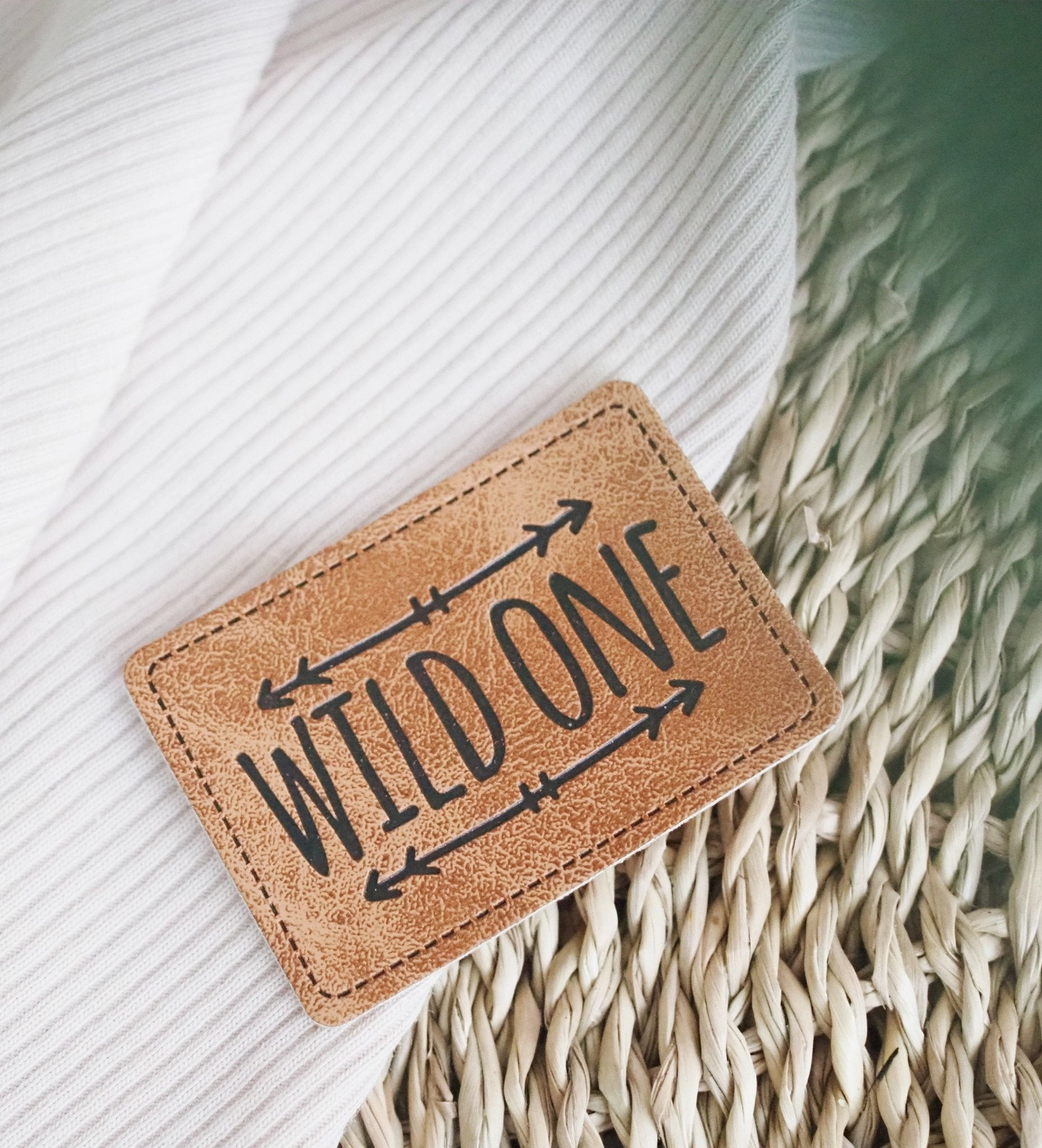 Kunstlederlabel - wild one *iron - on* - Paul & Clara