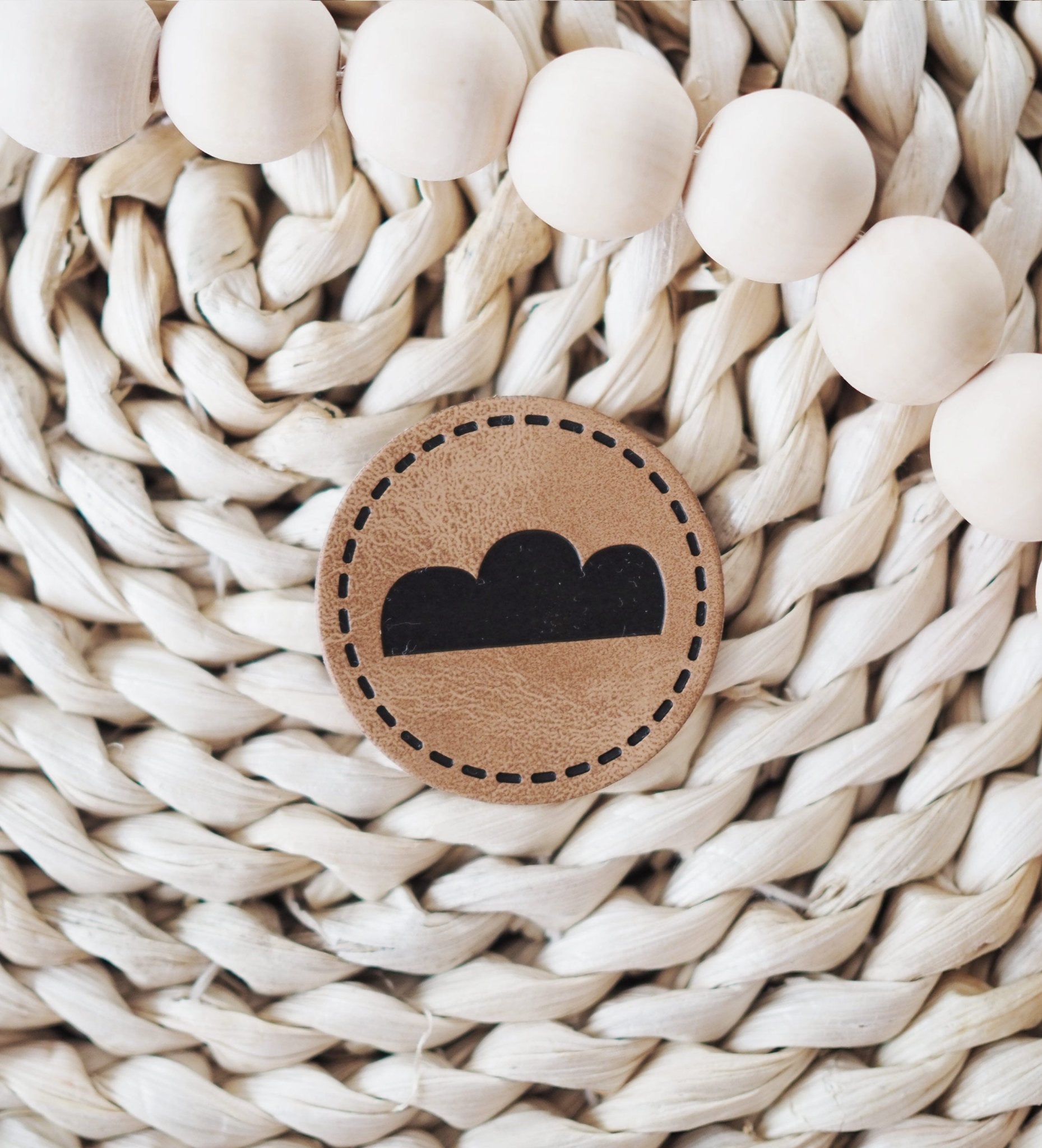 Kunstlederlabel - Wolke *iron - on* - Paul & Clara