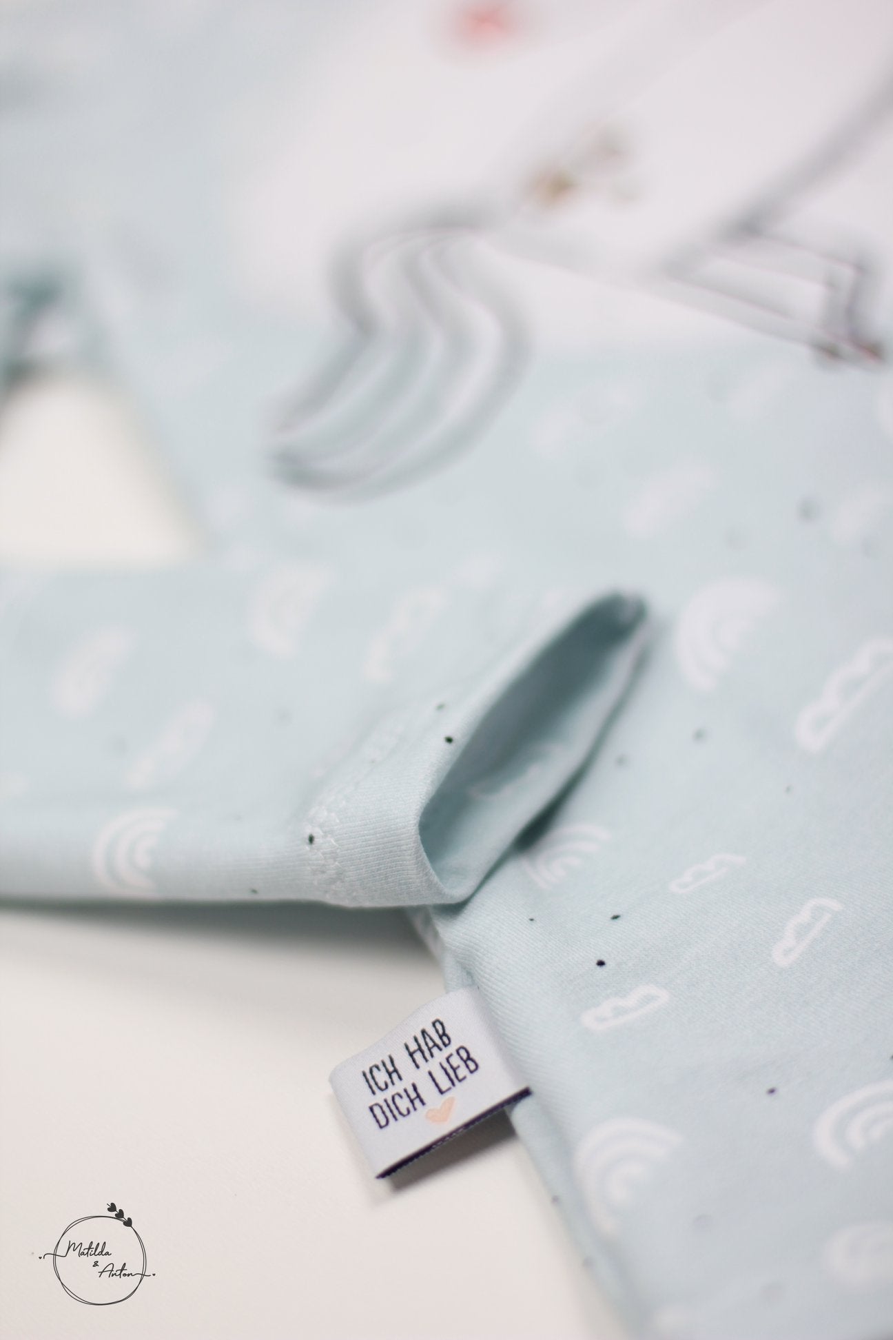 Label *Ich hab dich lieb* - 3,1 x 2,4 cm - 4er Pack - Paul & Clara