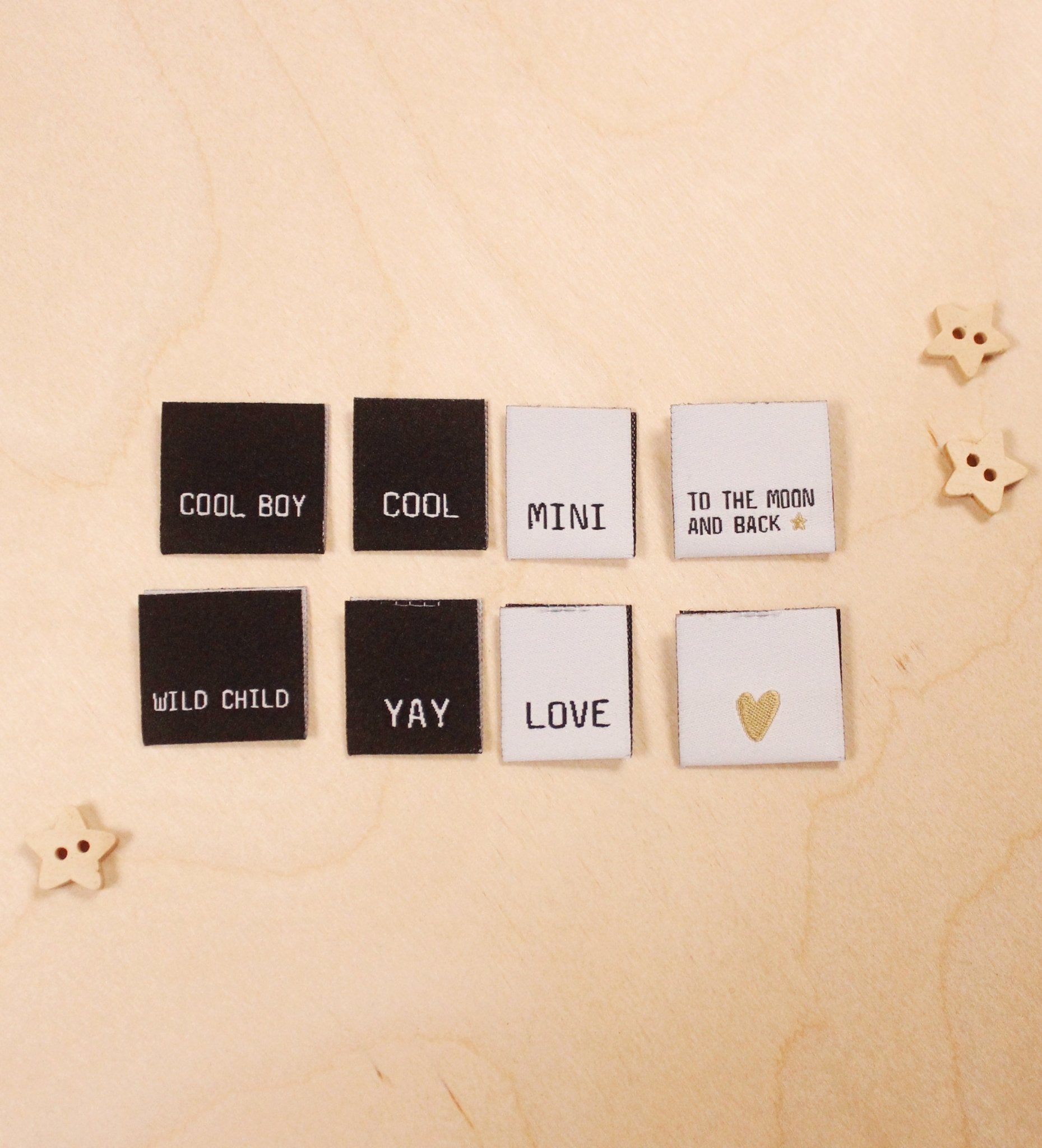 Label *MINI/LOVE* - 4er Pack - Paul & Clara