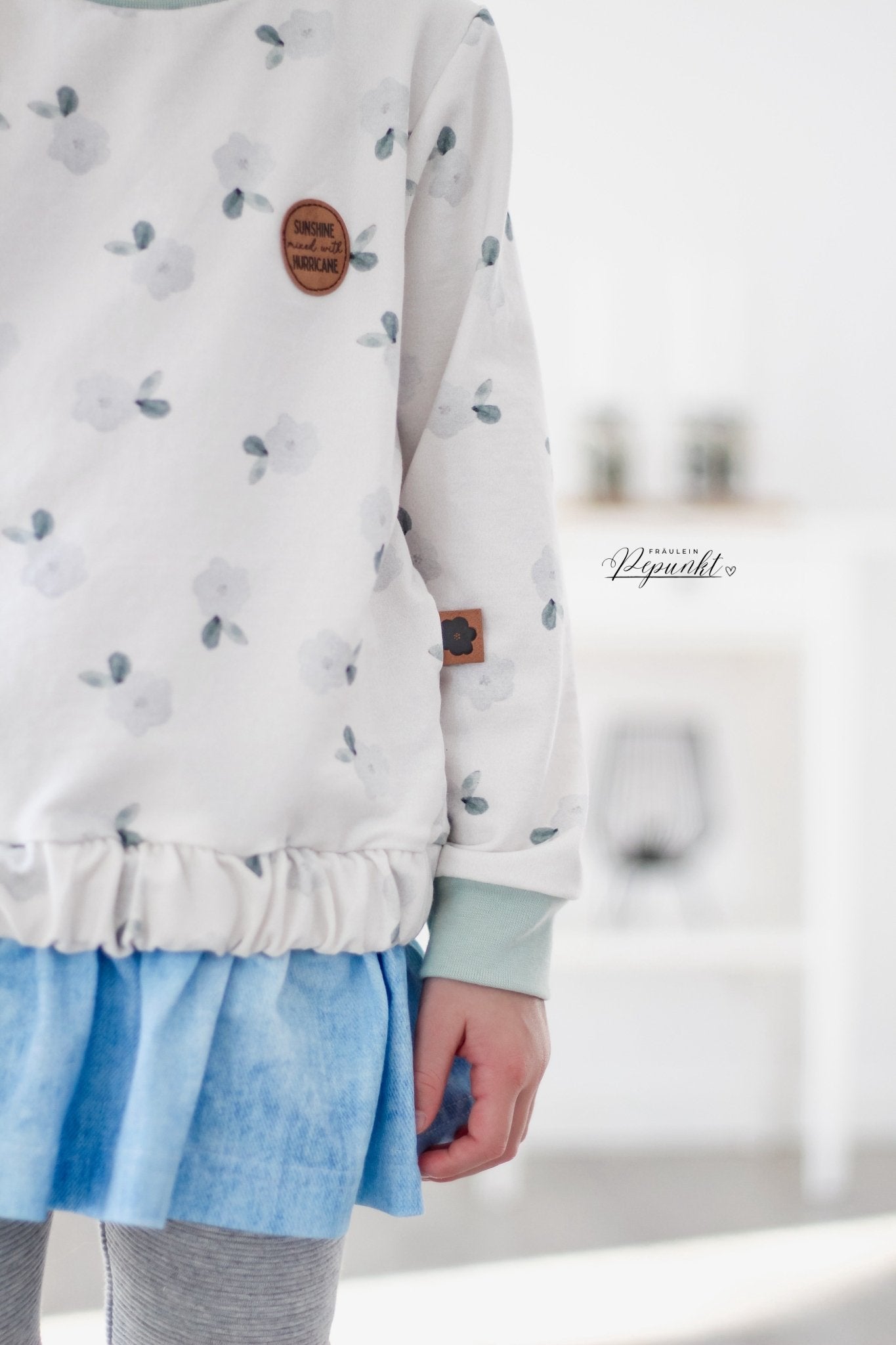 Lila & Lenn - Blumen Rosa *Sommersweat* - Paul & Clara