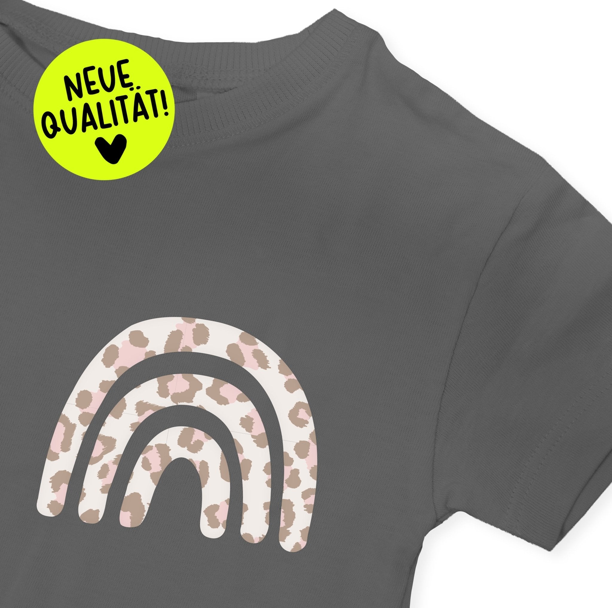 *LIMITIERT* Flock - Patch - Mini Regenbogen - Leo - *iron - on* - Paul & Clara