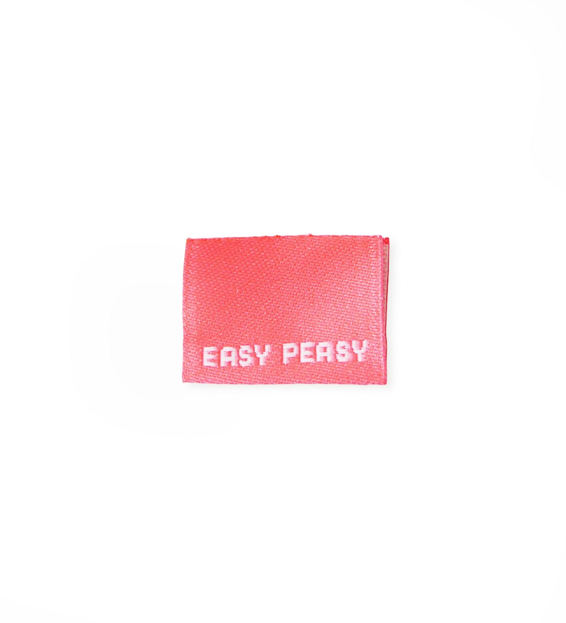 Mini - Label - easy peasy *neoncoral* - Paul & Clara