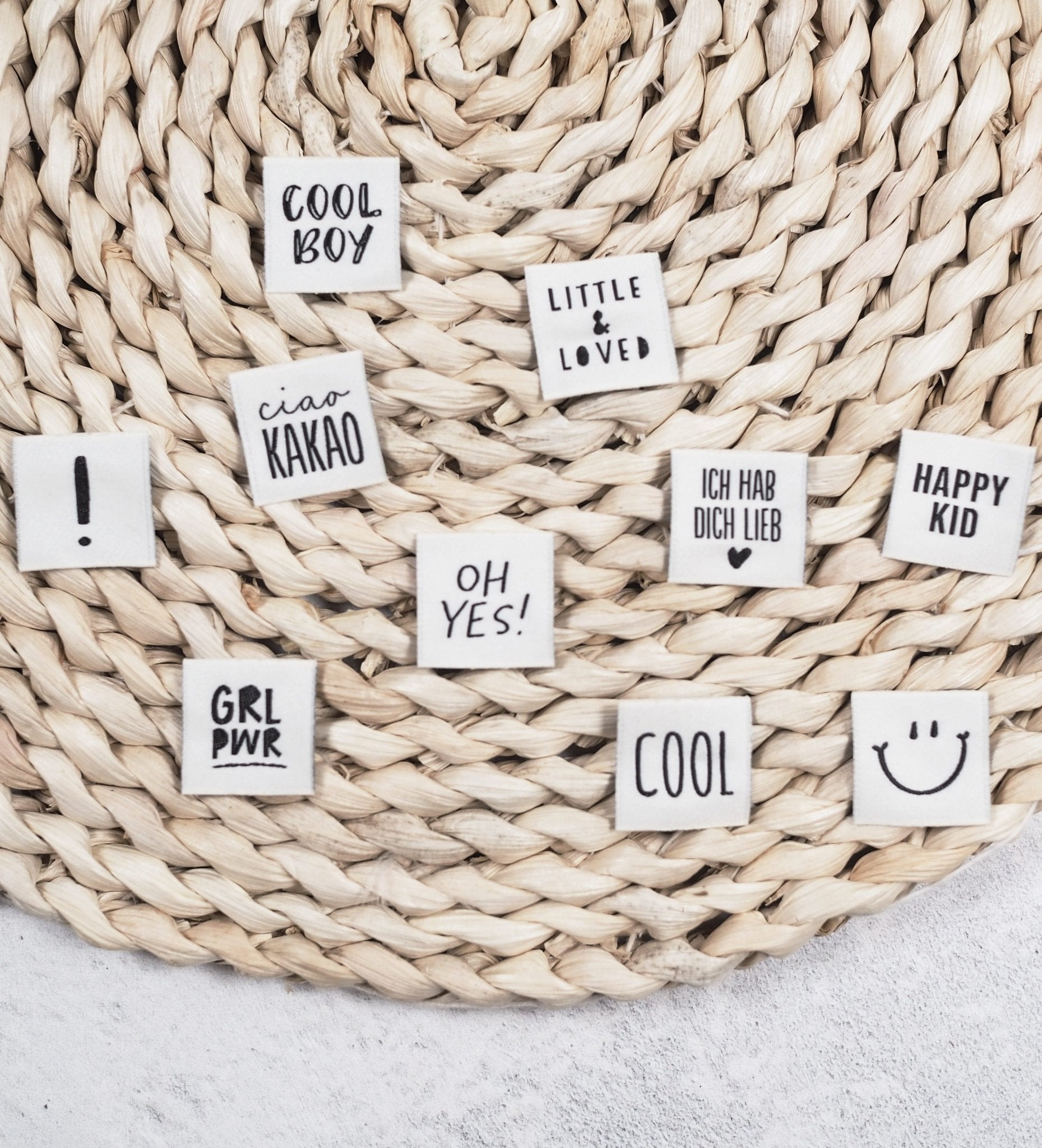 Mini - Weblabel *blümchen* - Paul & Clara